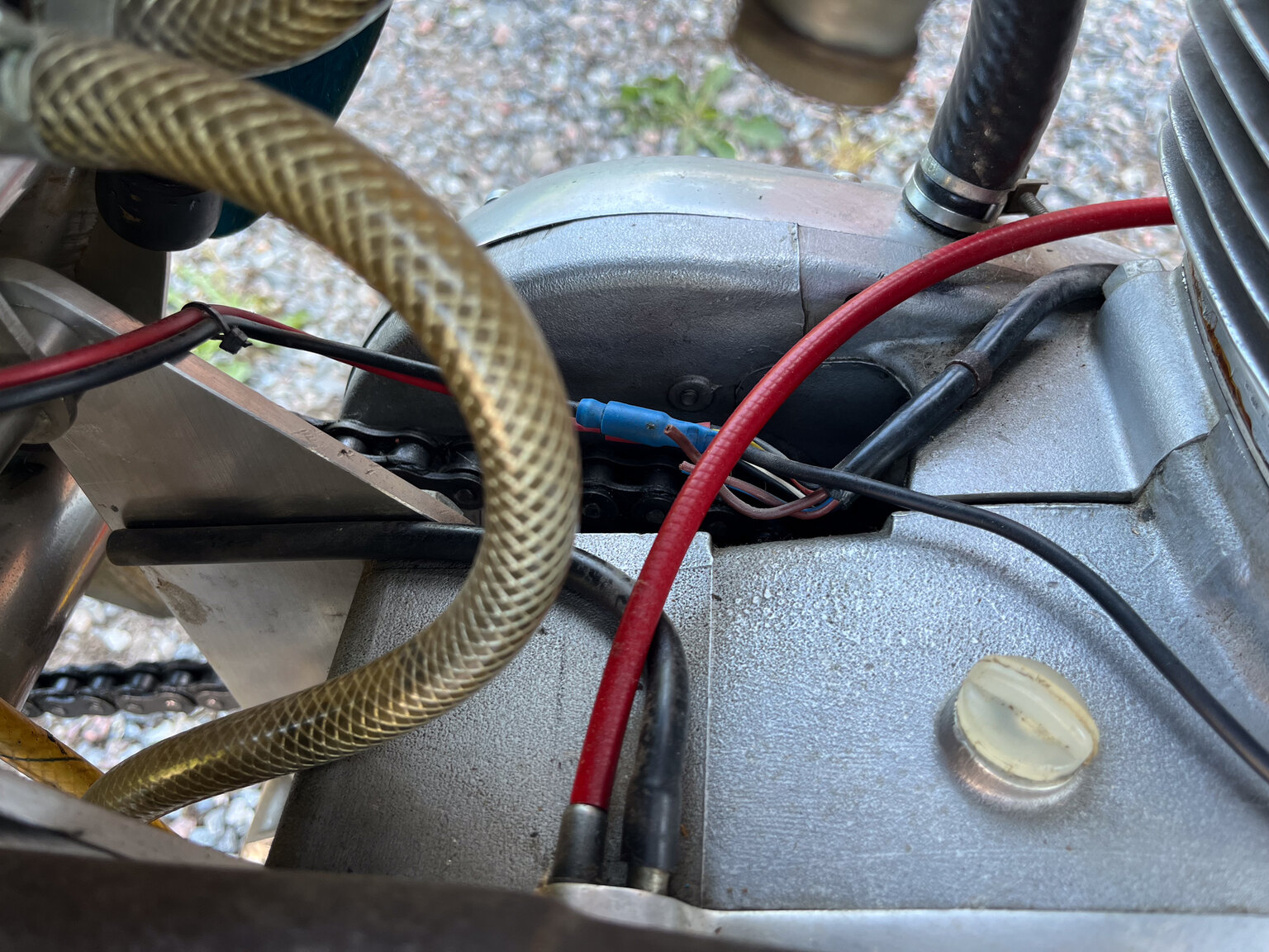 Image of 1971 BSA Rickman Métisse 500 mechanics