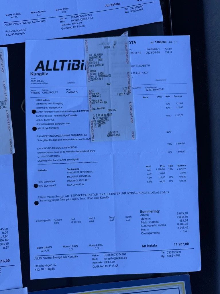 Documentation for 1968 Chevrolet Camaro Convertible (8)