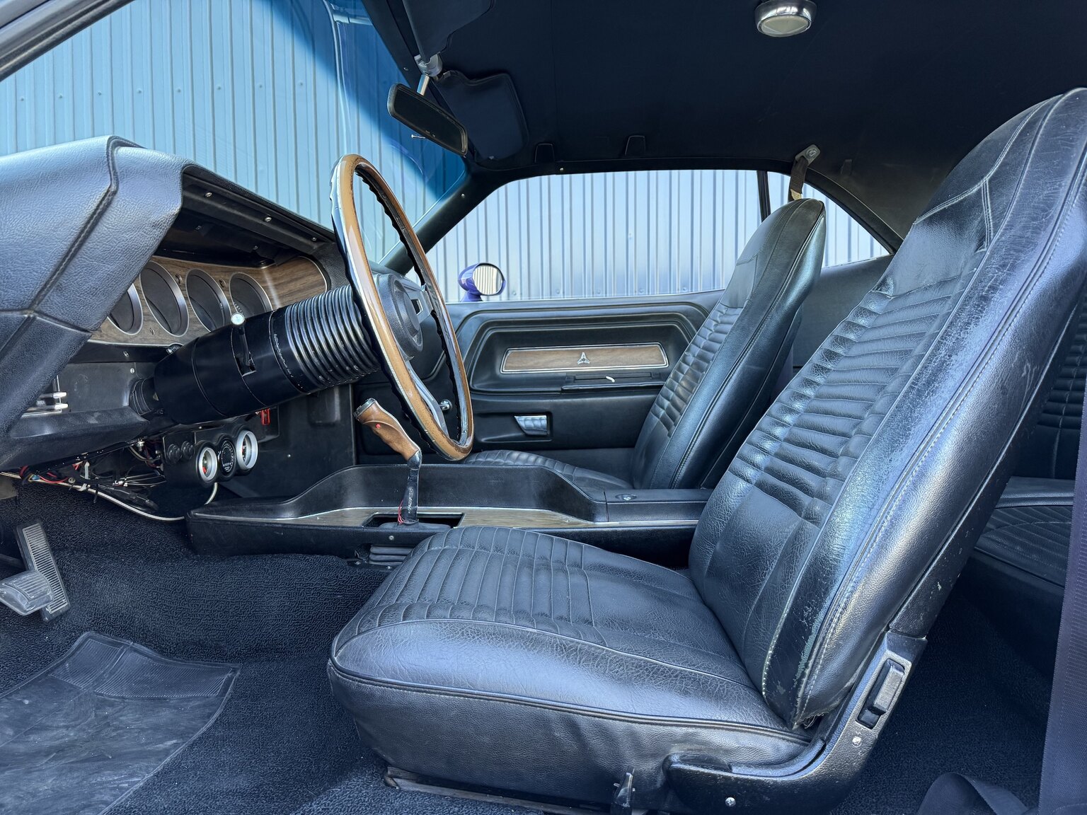 Interiörbild 1970 Dodge Challenger T/A 440 cui