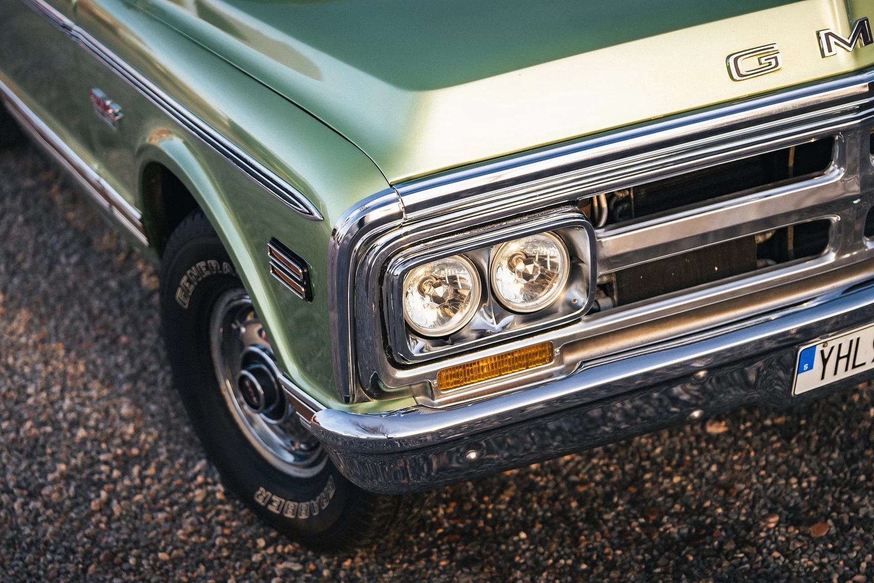 Aussenfoto 1970 GMC 1500 Custom Sierra Grande – NO RESERVE (14)