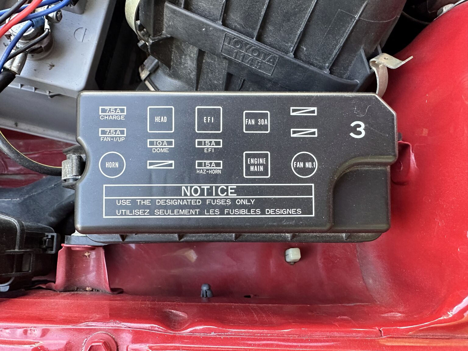 Image of 1991 Toyota Corolla 1300 XLI mechanics