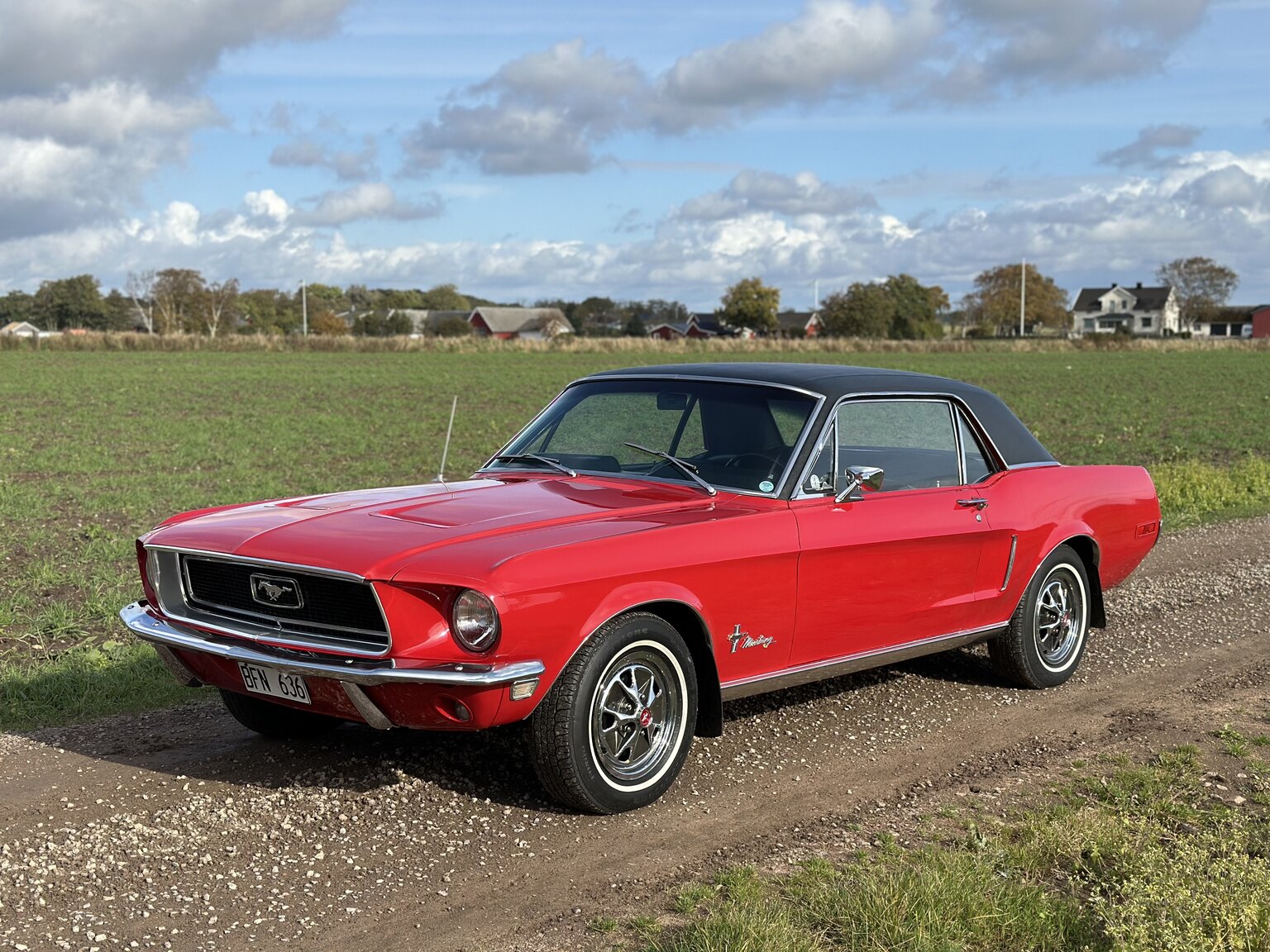 Exteriörbild på 1968 Ford Mustang Hardtop 3.3