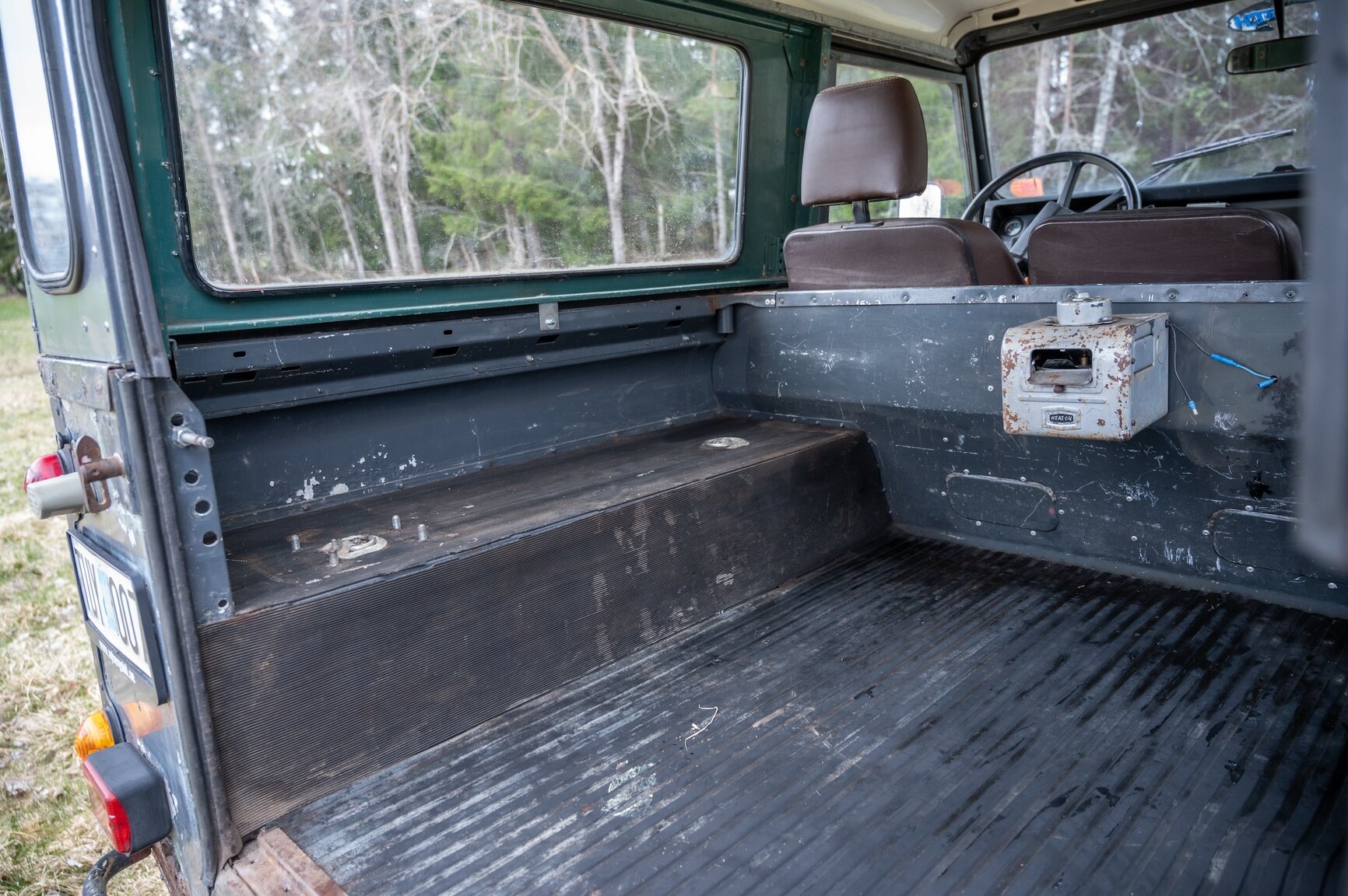 Innenraumfoto von 1986 Land Rover 90 2.5D