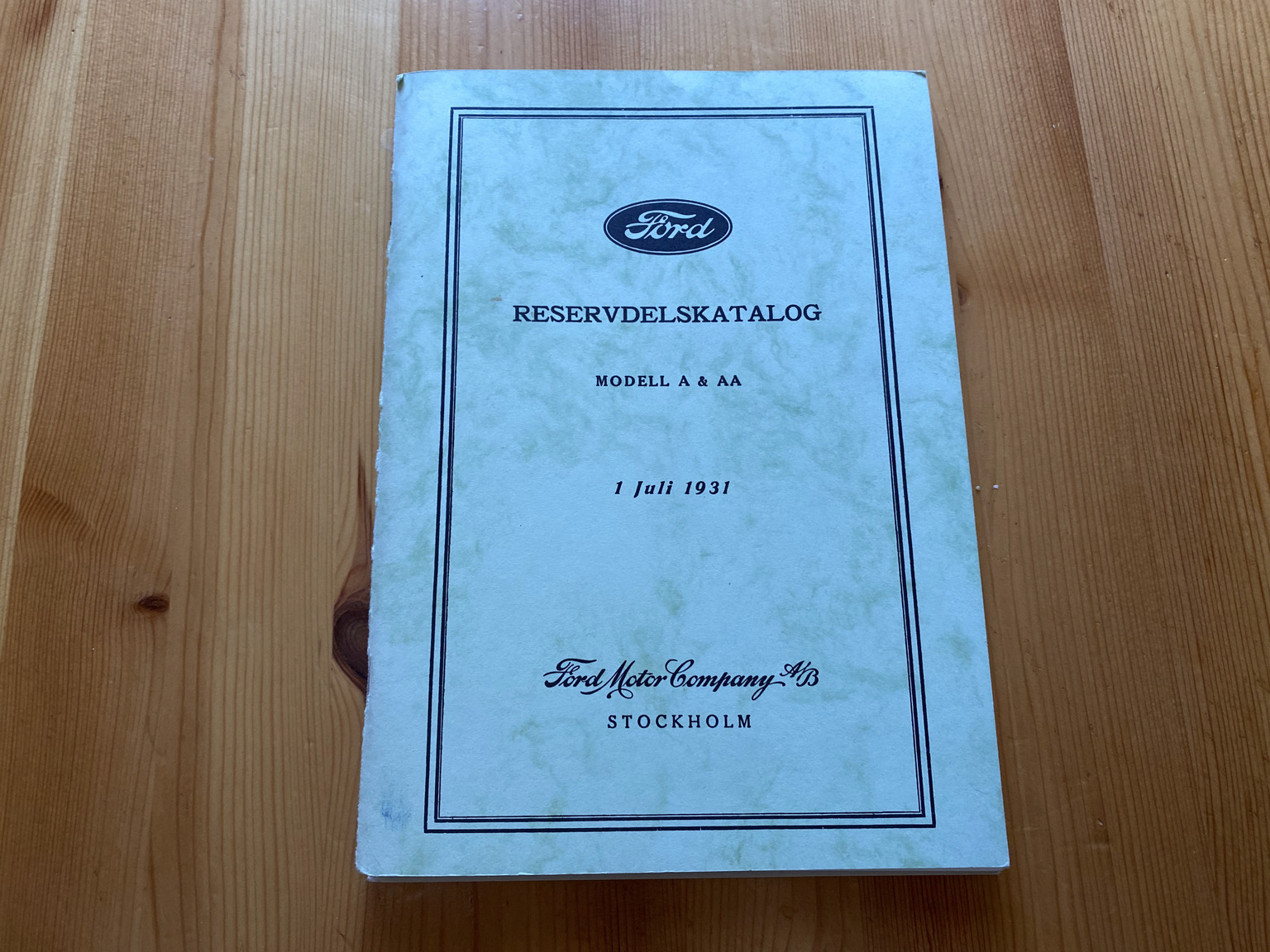 Dokumentation, 1931 Ford A Luxe Sedan (6)