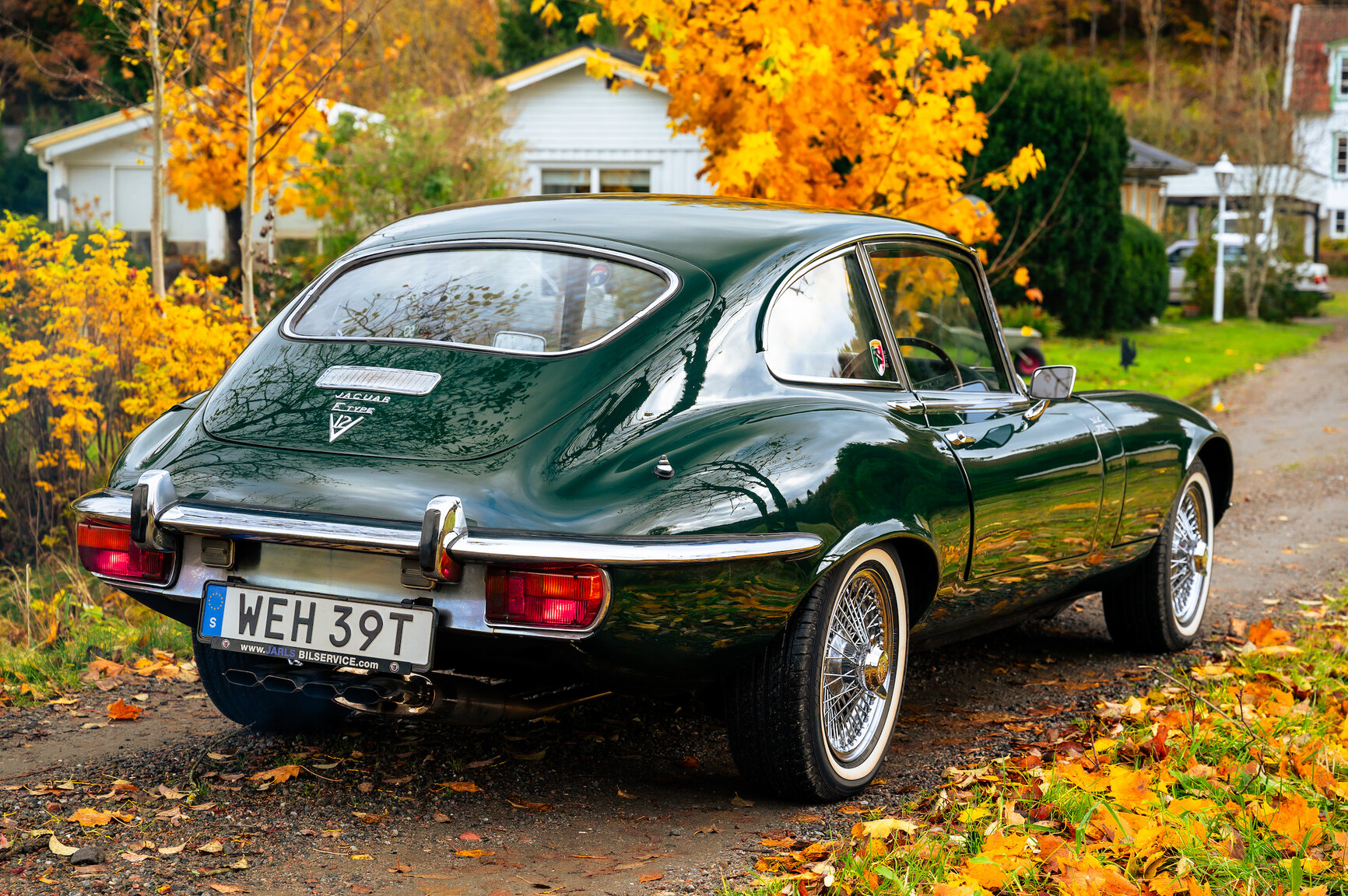Exteriörbild på 1973 Jaguar E-Type V12