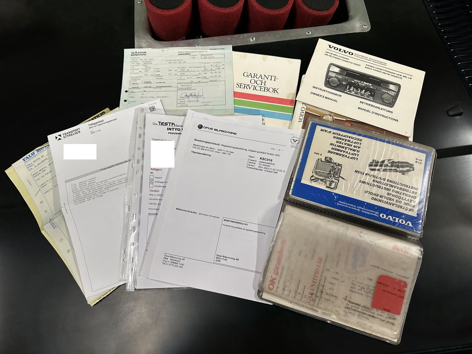 Documentation for 1980 VOLVO 240 V8