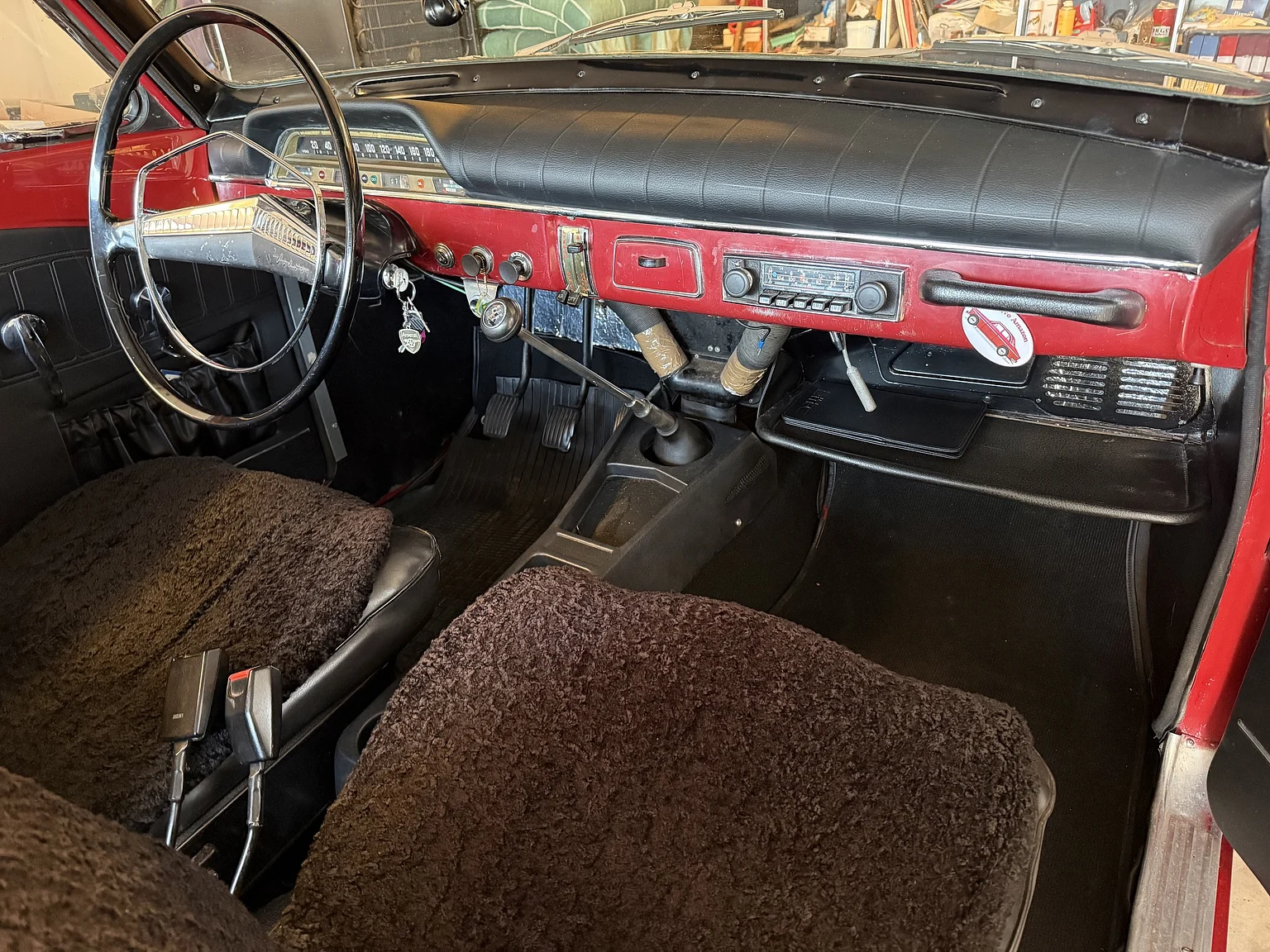 Interiörbild 1966 Volvo Amazon 121 P130 (25)