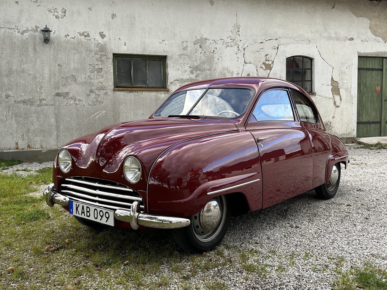 Dokumentation för 1955 Saab 92 B De Luxe