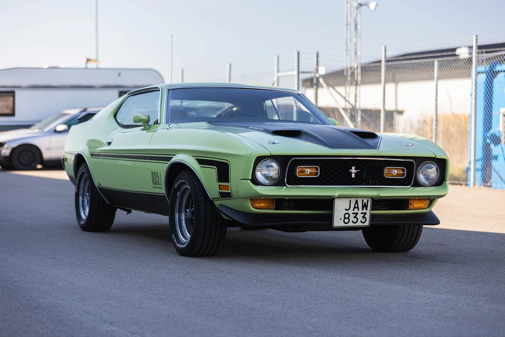 Aussenfoto 1971 Ford Mustang Mach 1 351cui (6)