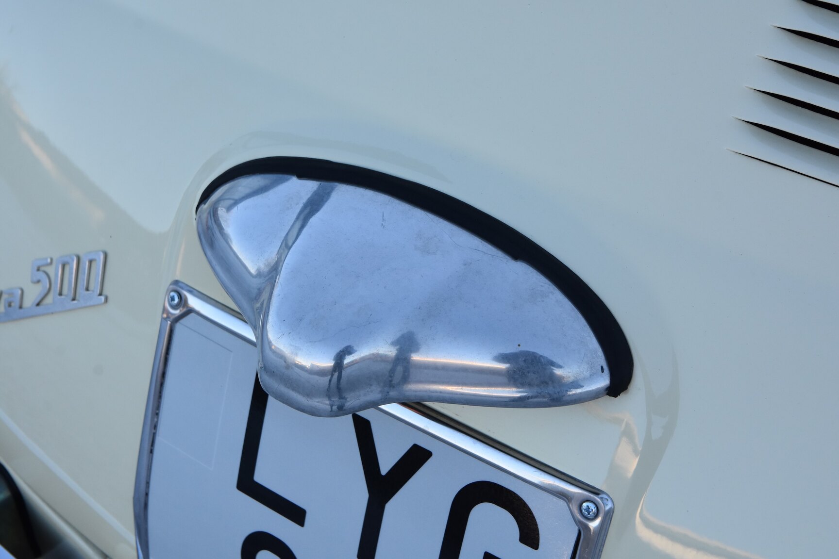 Exteriörbild på 1968 Fiat 500
