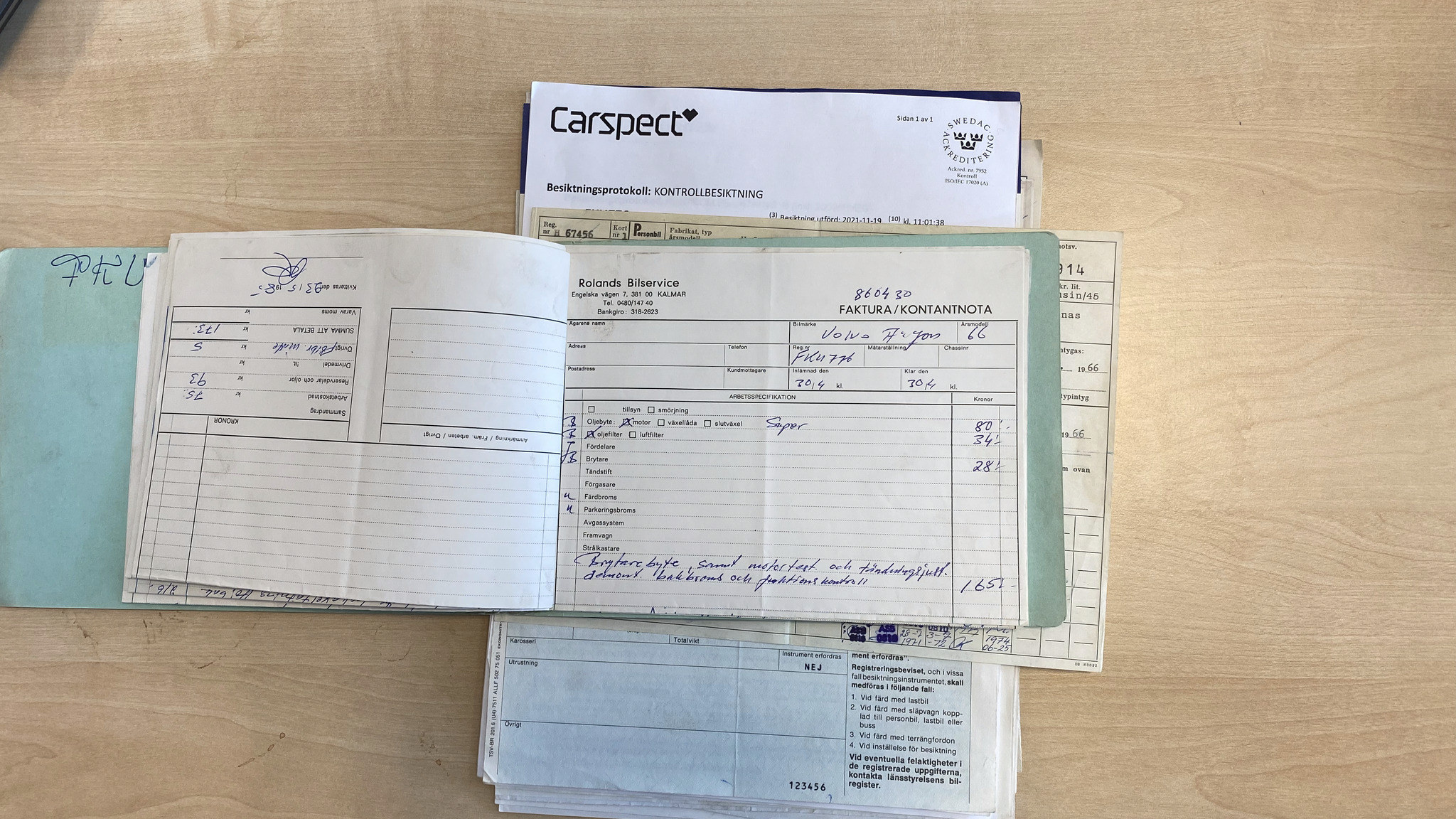 Dokumentation, 1966 Volvo Amazon (23)