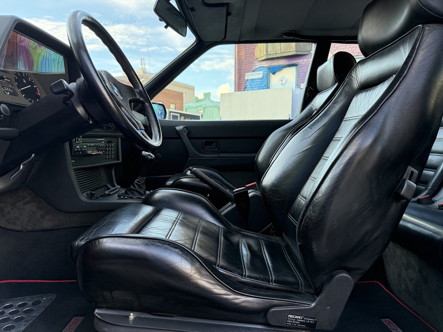 Interiörbild 1984 BMW 635CSi