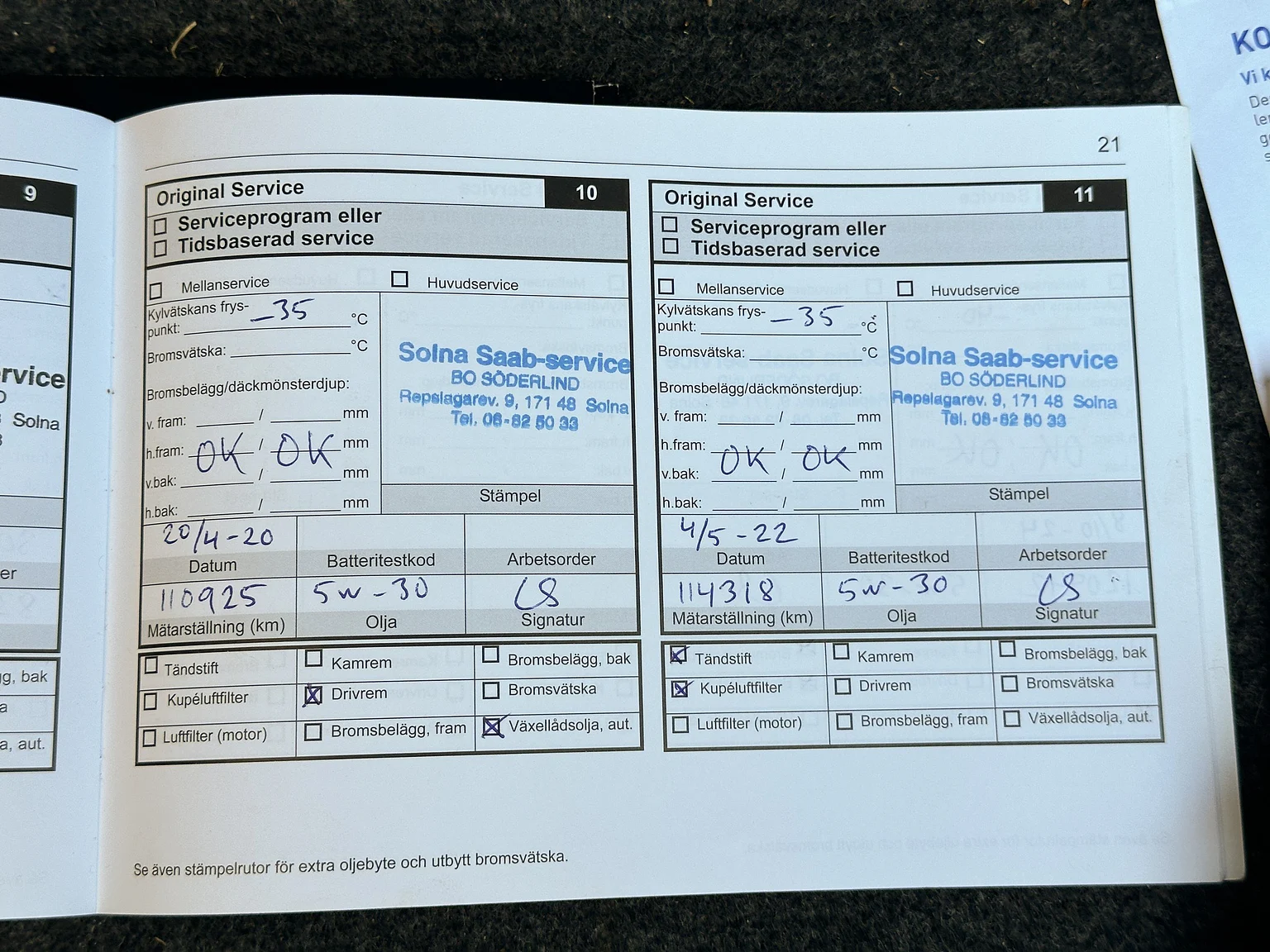 Dokumentation, 2008 SAAB 9-3 Vector 2.0T Cabriolet (19)