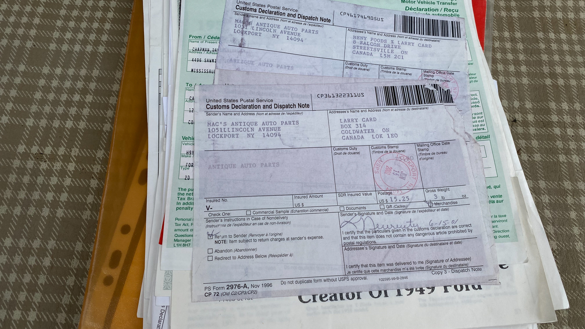 Dokumentation för 1959 Ford Thunderbird hardtop (38)