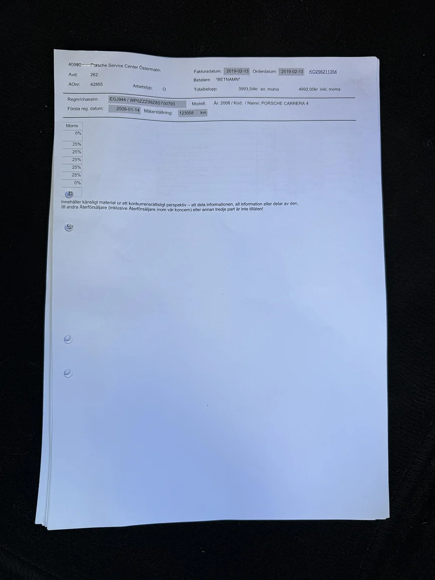 Documentation for 2008 Porsche 911 Carrera 4 (16)
