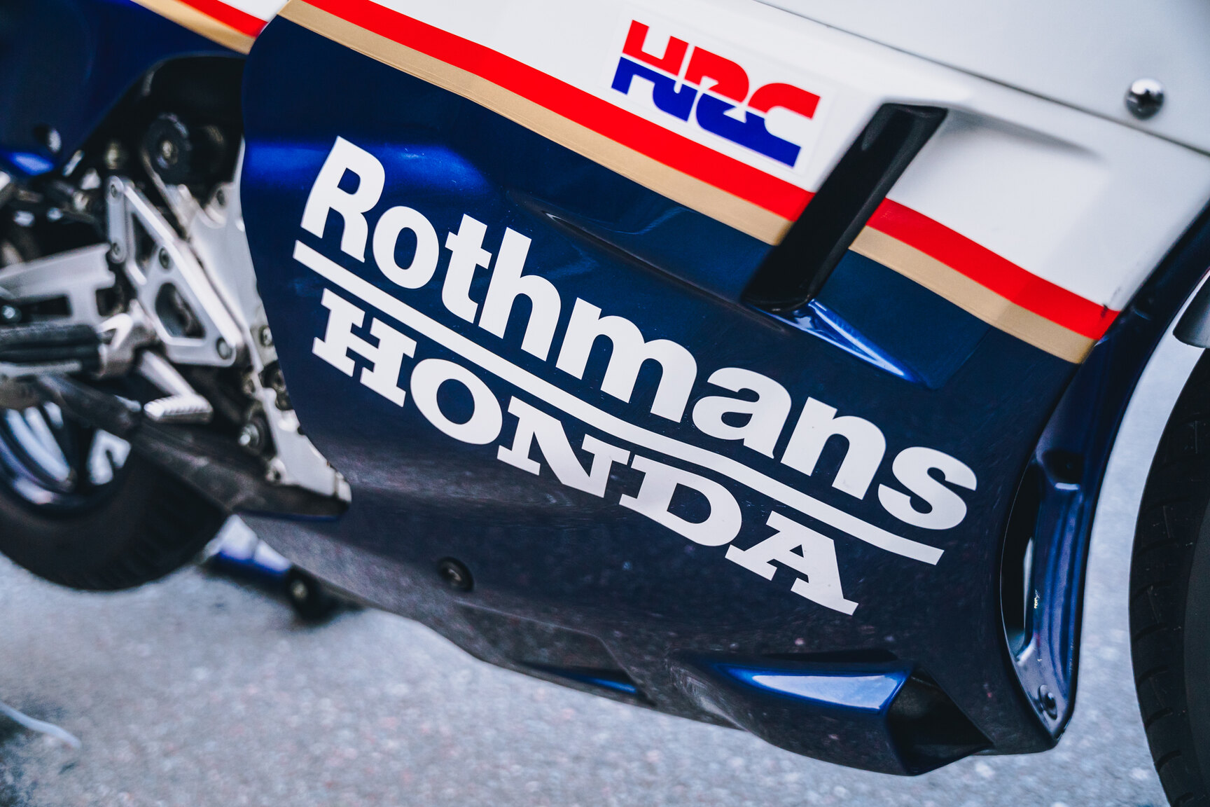 Exterior image of 1986 Honda NS400R Rothmans Replica