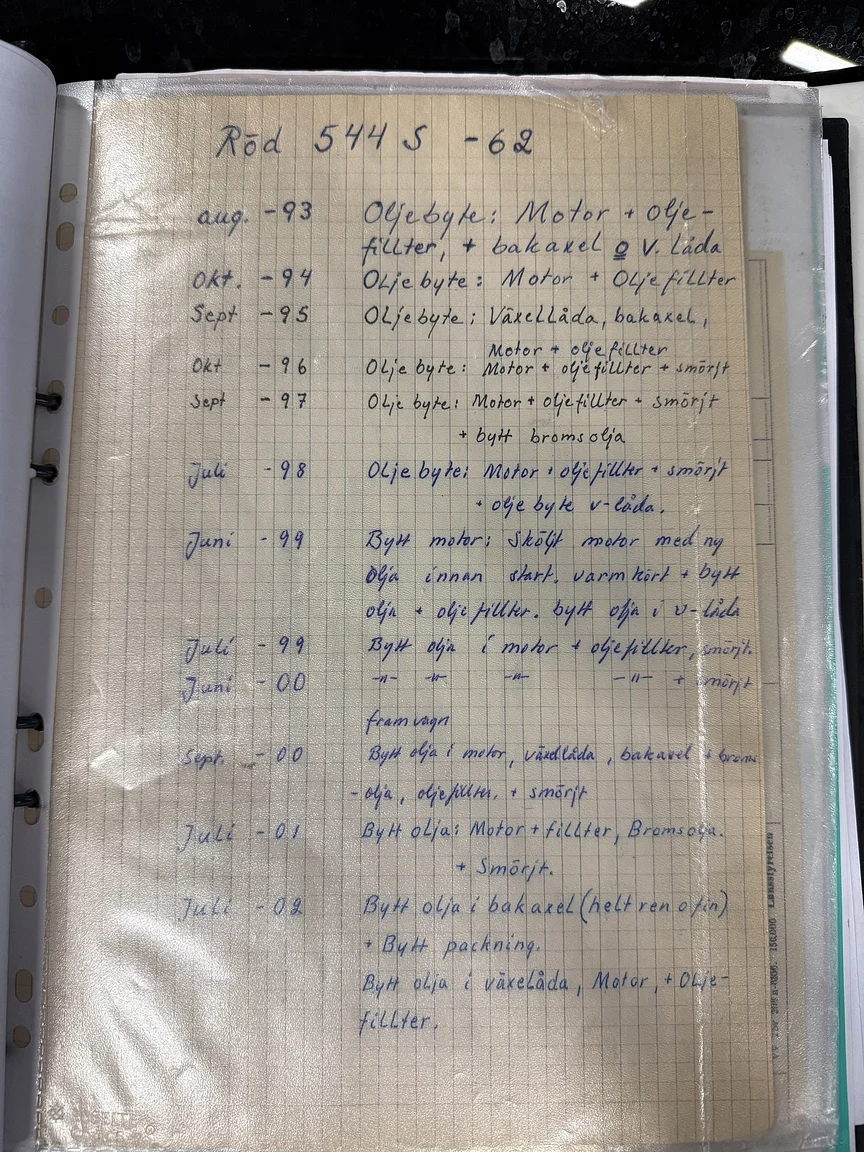 Dokumentation för 1961 Volvo PV544C Sport (4)