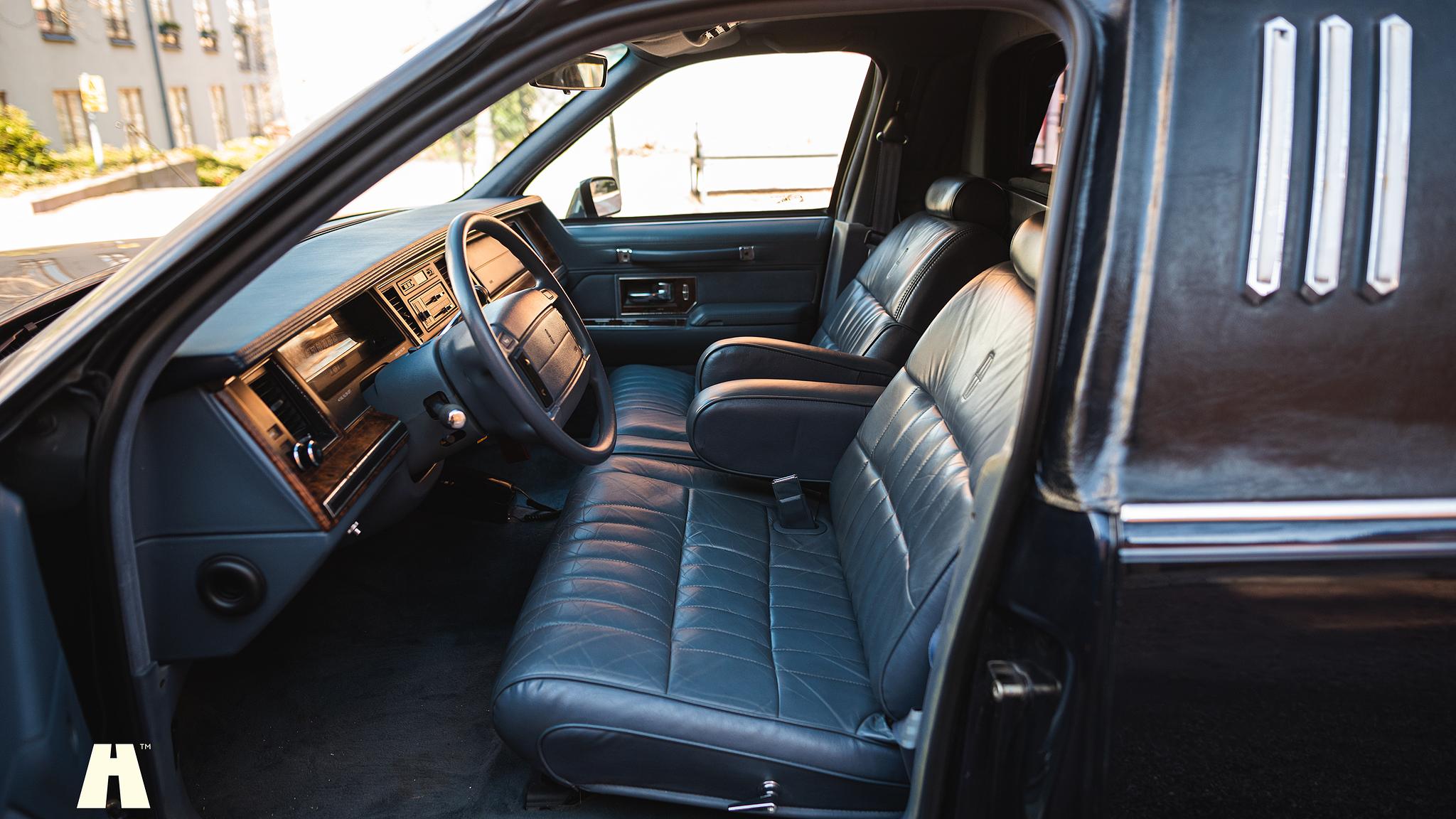 Interiörbild 1992 Lincoln Town Car Limousine 