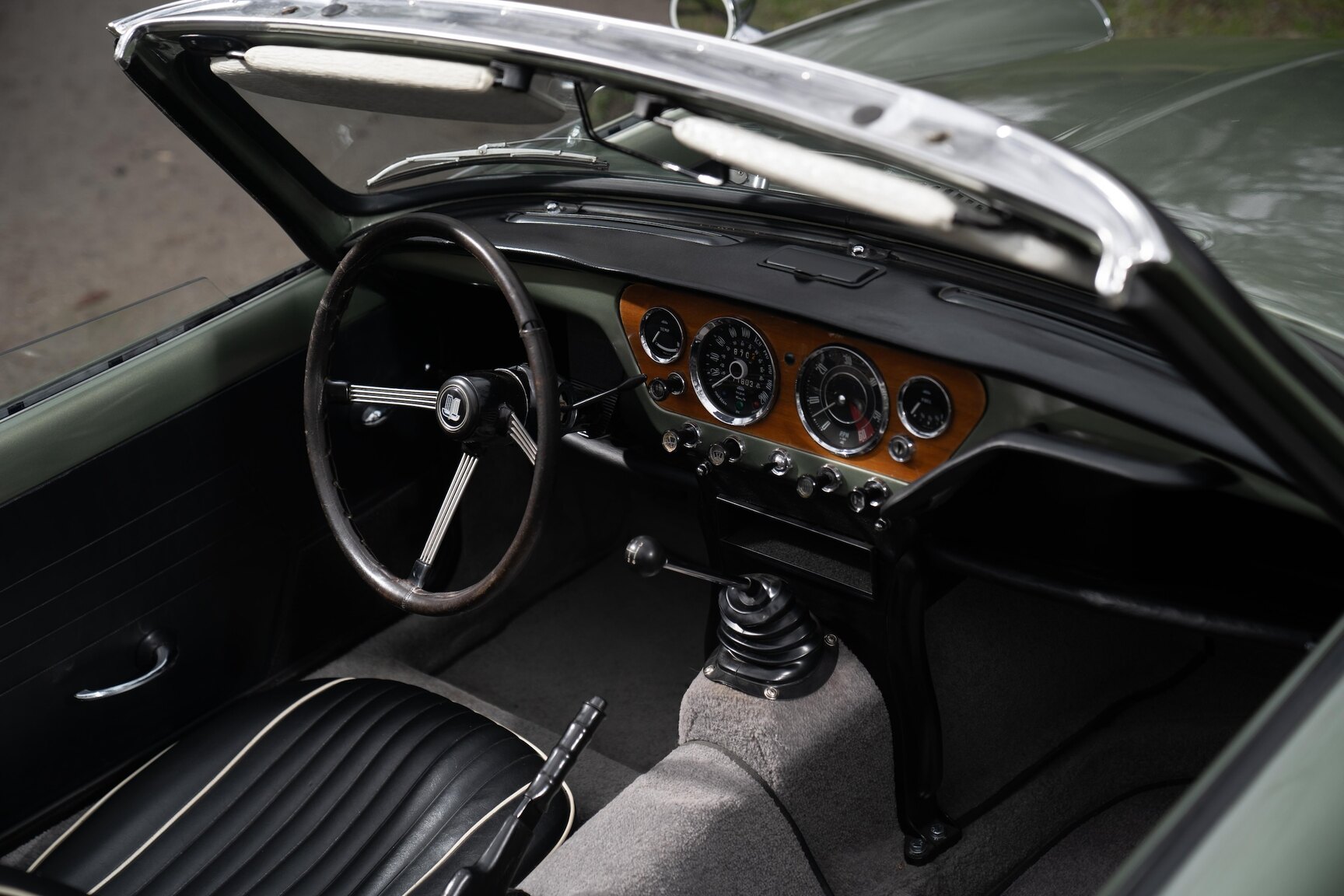 Interiörbild 1968 Triumph Spitfire