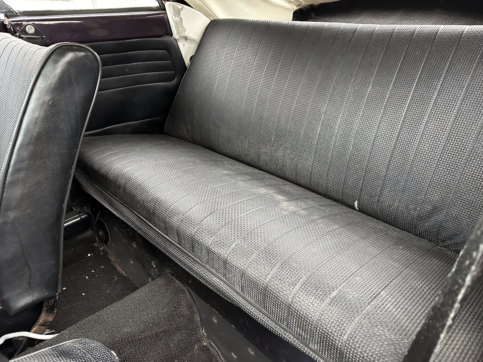 Interiörbild 1968 Volkswagen Beetle 1500 Cabriolet