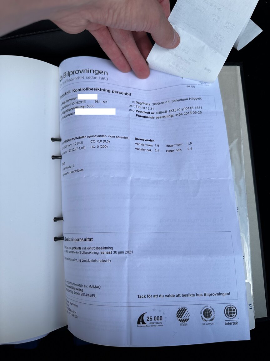 Documentation for 2013 Porsche Boxster S (3)