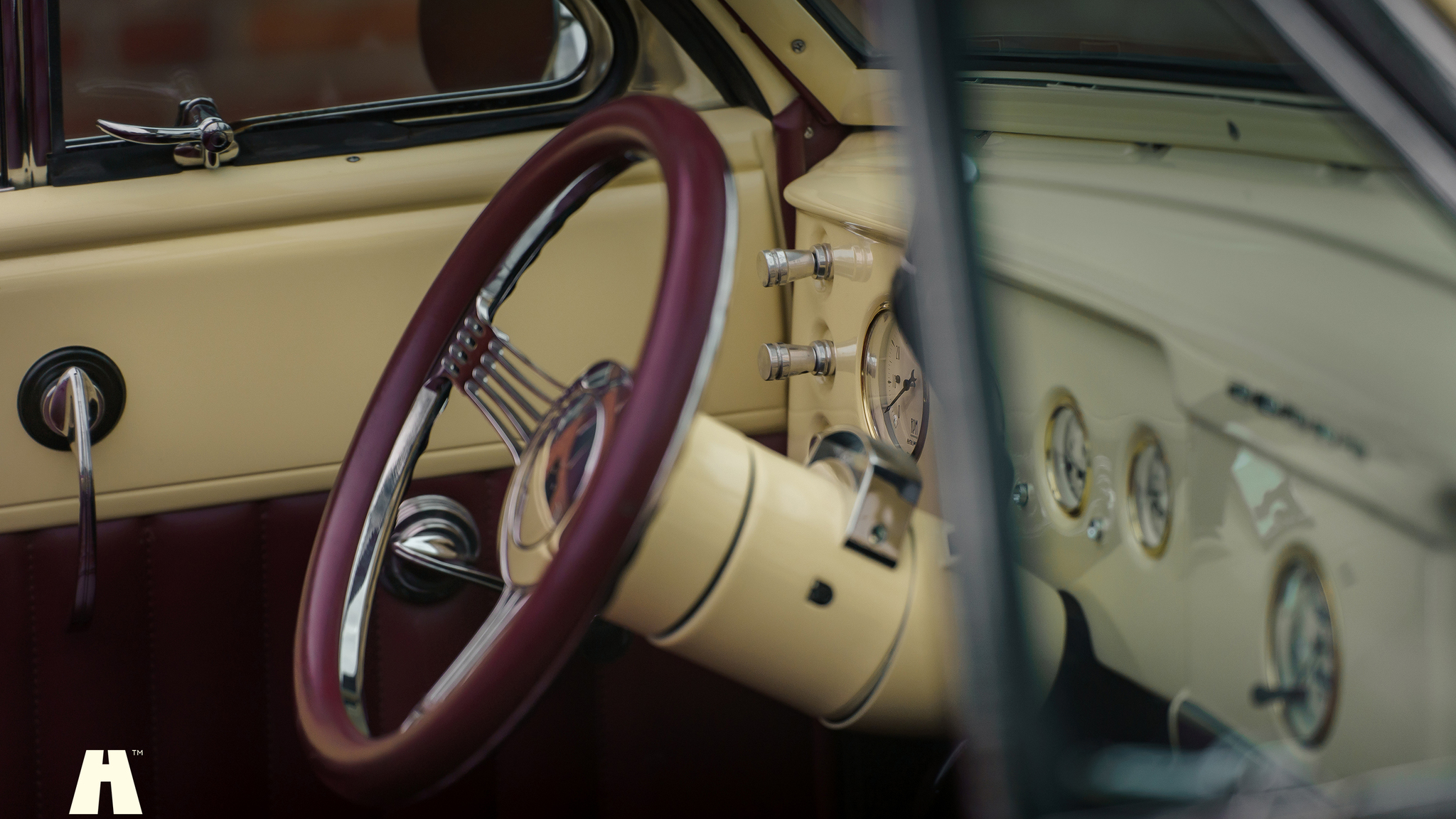 Interiörbild 1950 Dodge Wayfarer Convertible Custom
