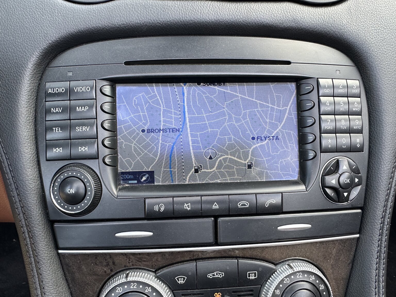 Interiörbild 2007 Mercedes-Benz SL500 AMG