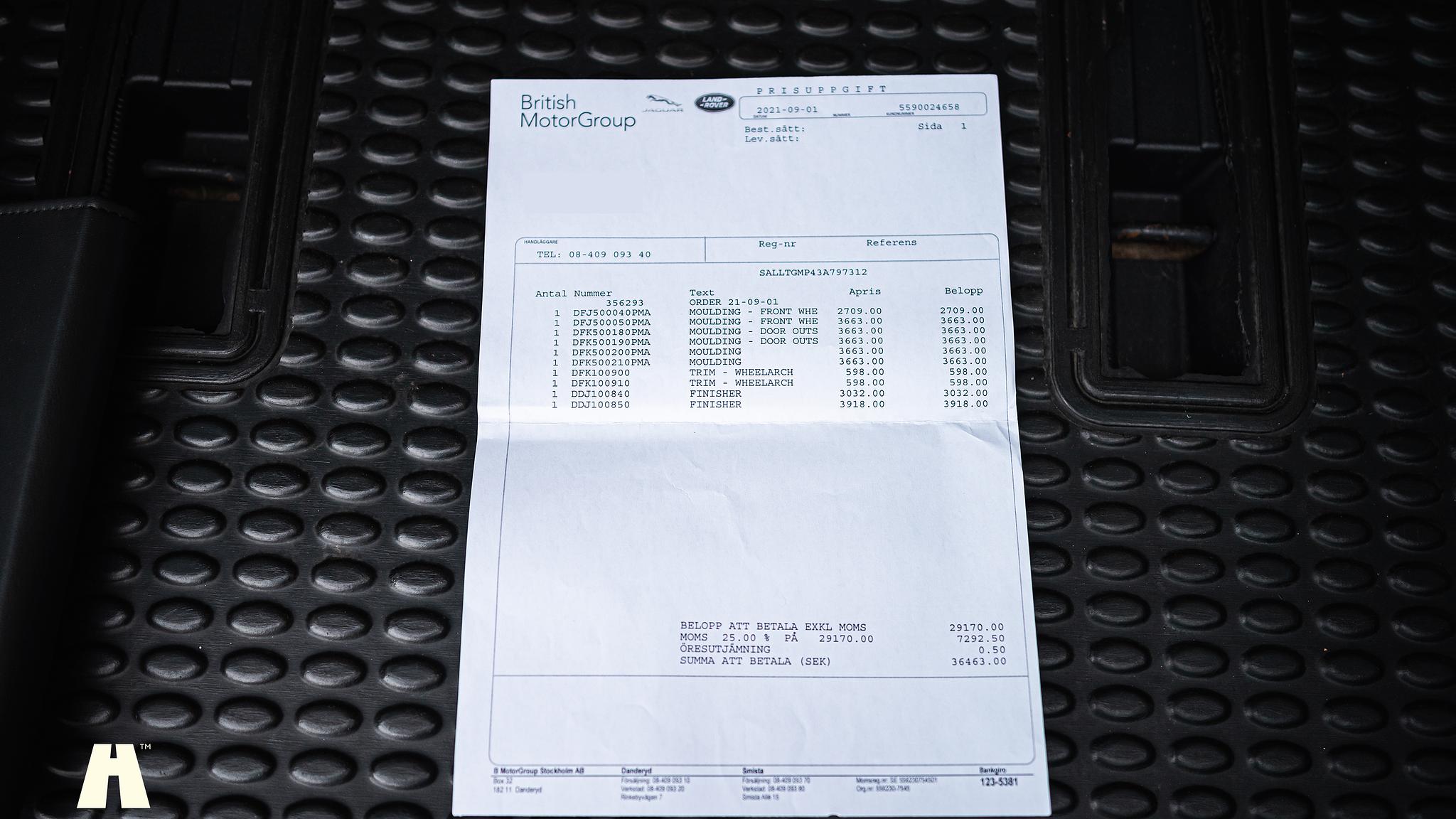 Documentation for 2003 Land Rover Discovery II, 2003