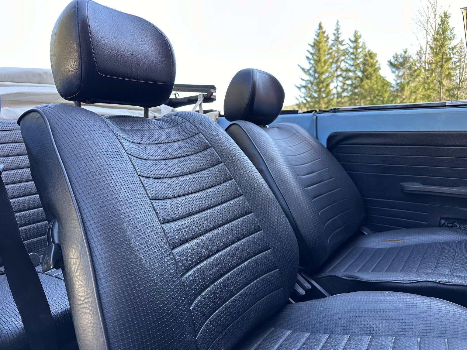 Interiörbild 1979 Volkswagen Beetle 1303 Käfer