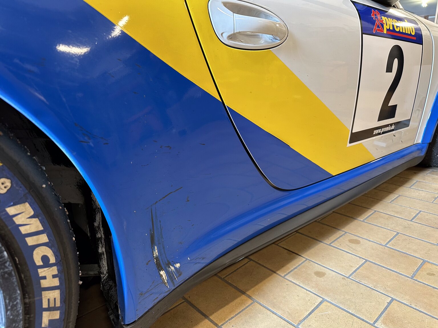 Exteriörbild på Porsche 997 Cup