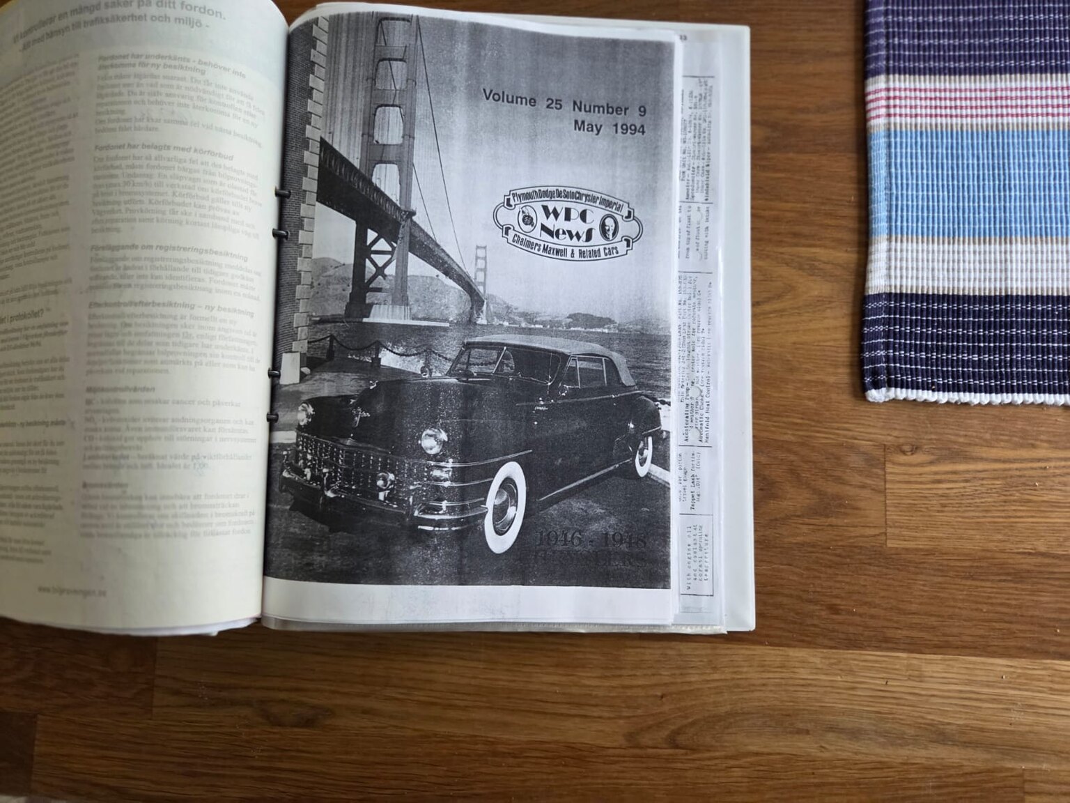 Dokumentation för 1948 Chrysler Windsor Club Coupé