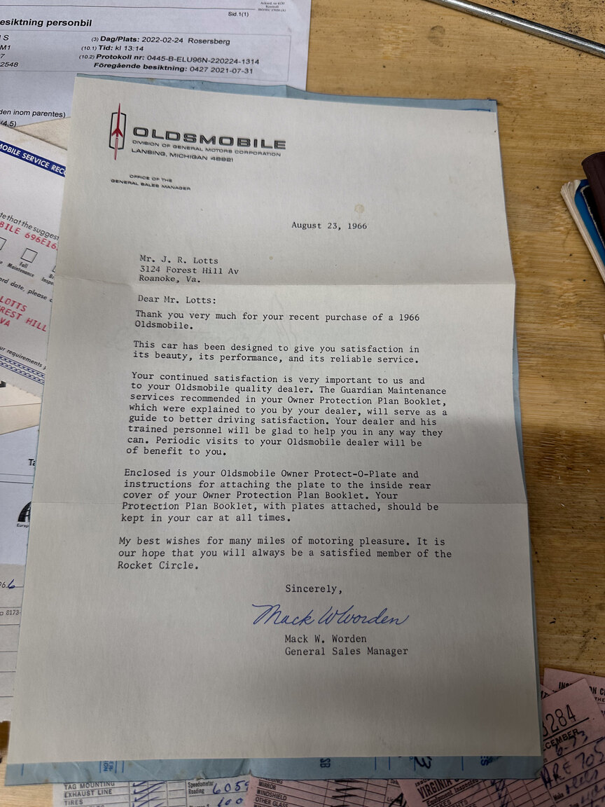 Documentation for 1966 Oldsmobile Dynamic 88 Celebrity (5)