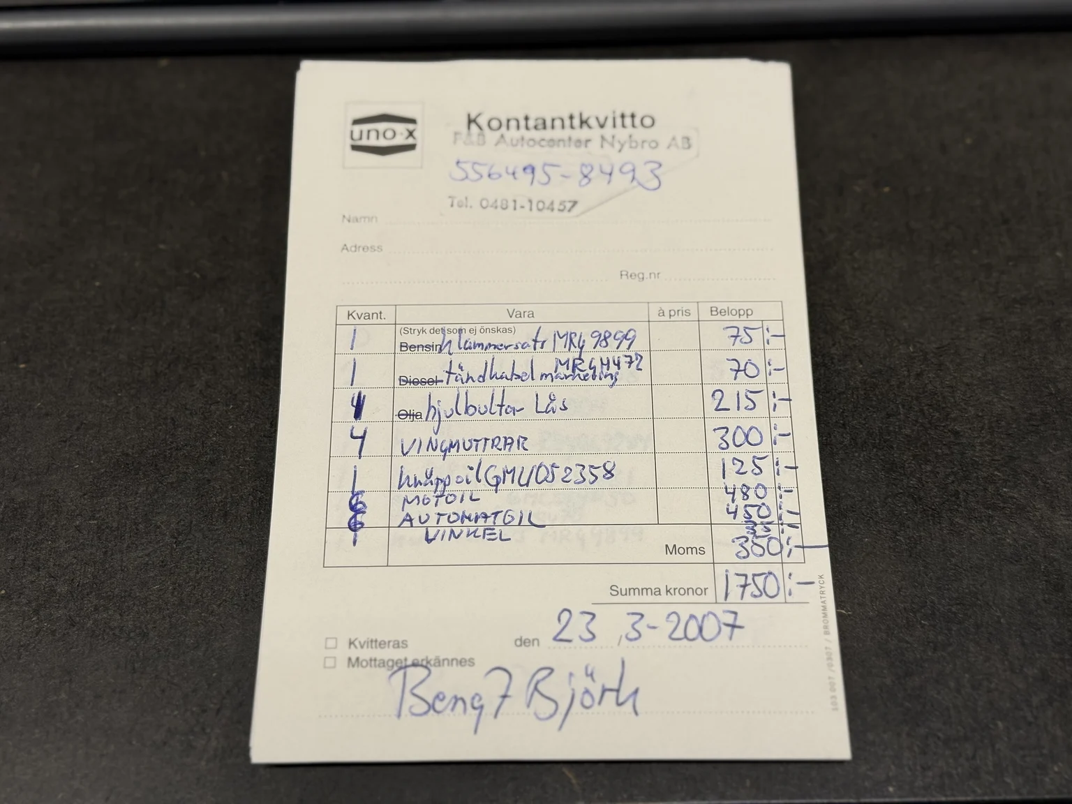 Dokumentation för 1974 Chevrolet Corvette Stingray (34)