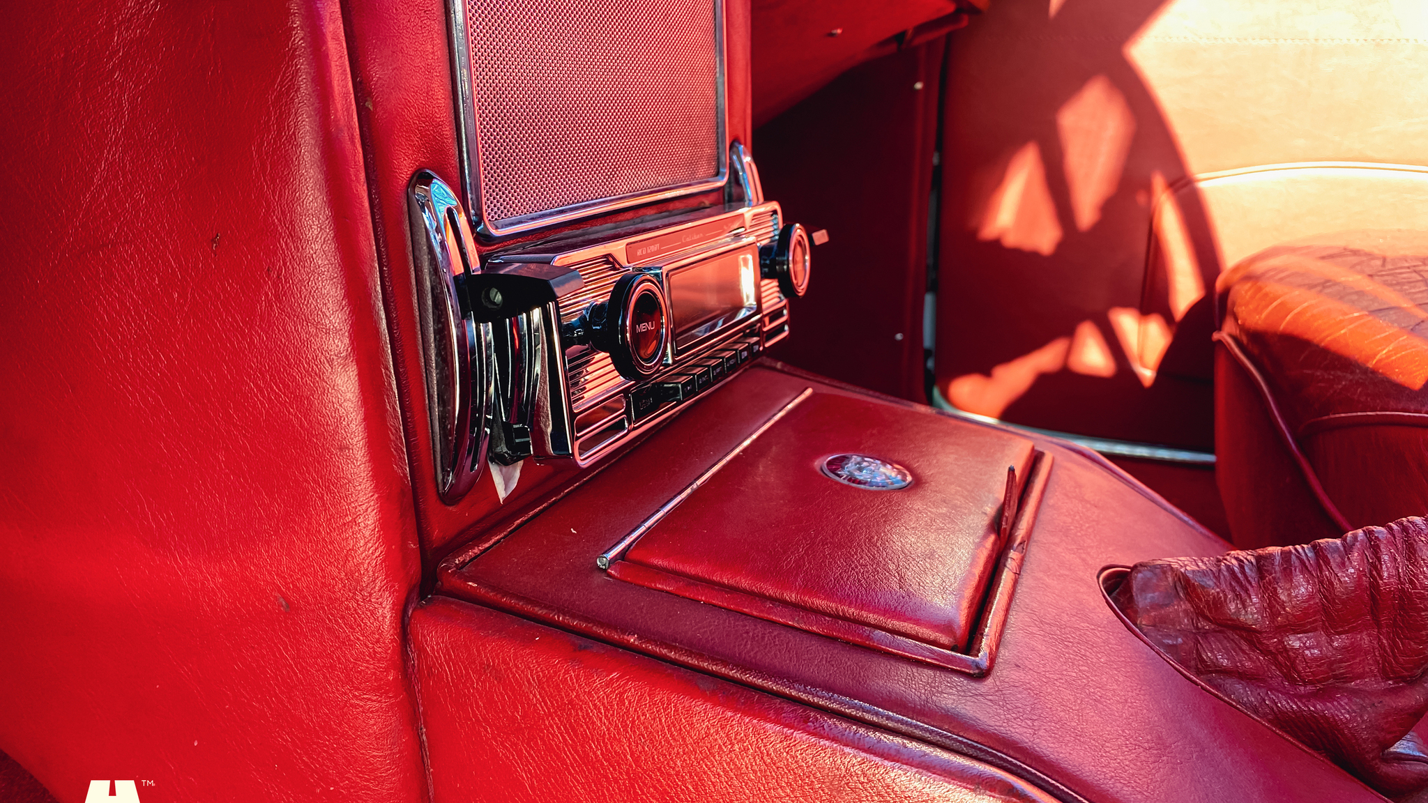 Interiörbild 1961 Jaguar Mark 2