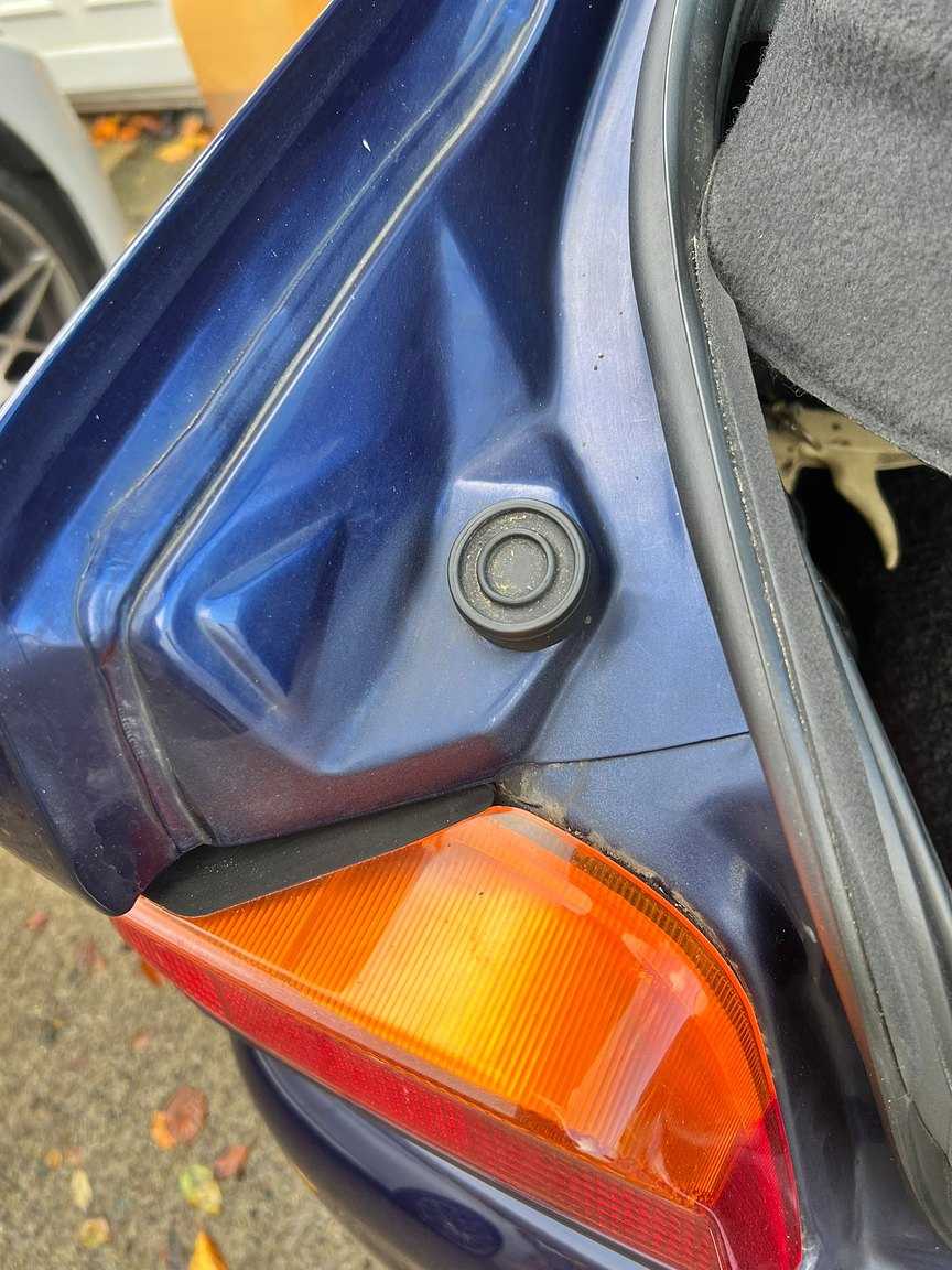 Interiörbild 1993 Ford Escort RS Cosworth "Big Turbo"