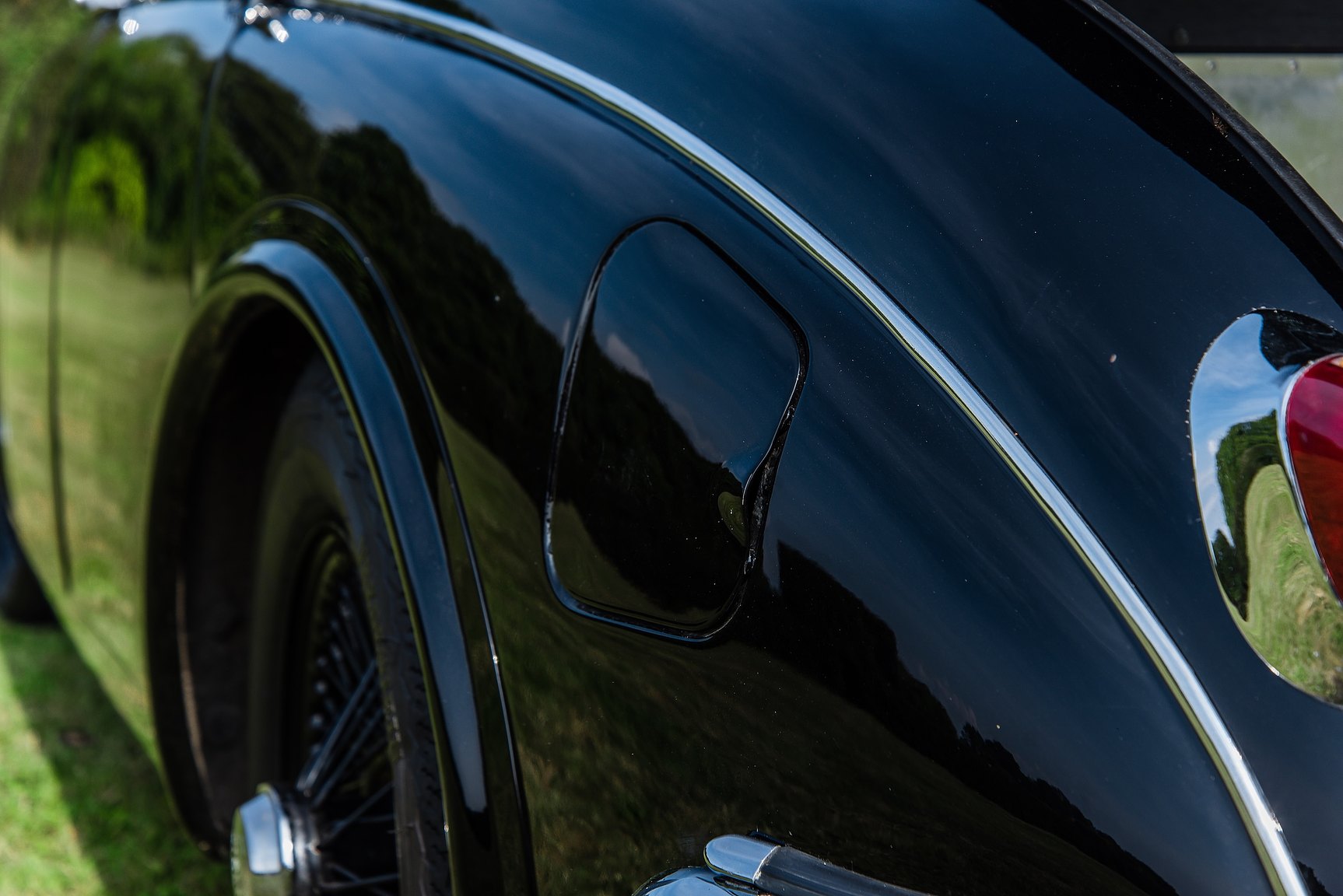 Exterior image of 1958 Jaguar MKI 3.4 XK