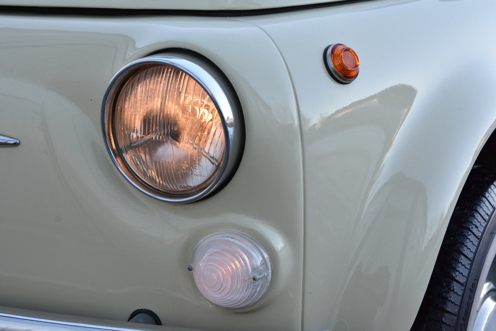 Exteriörbild på 1968 Fiat 500