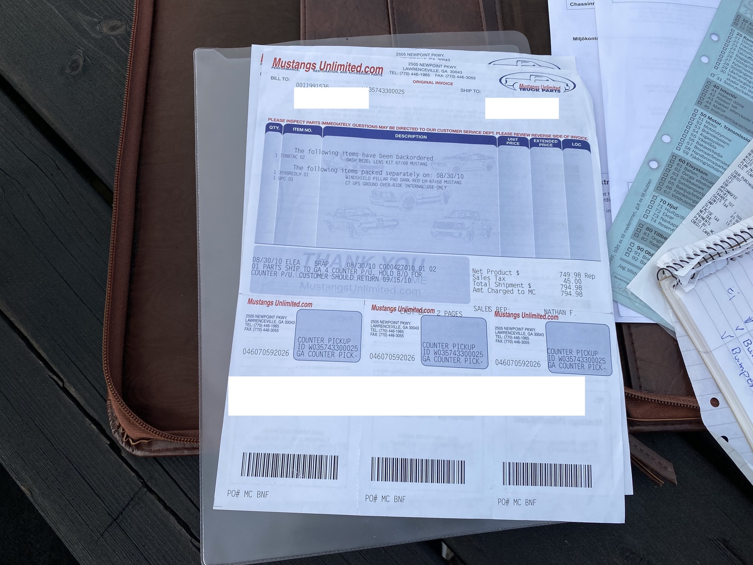 Dokumentation för 1967 Ford Mustang Fastback (8)