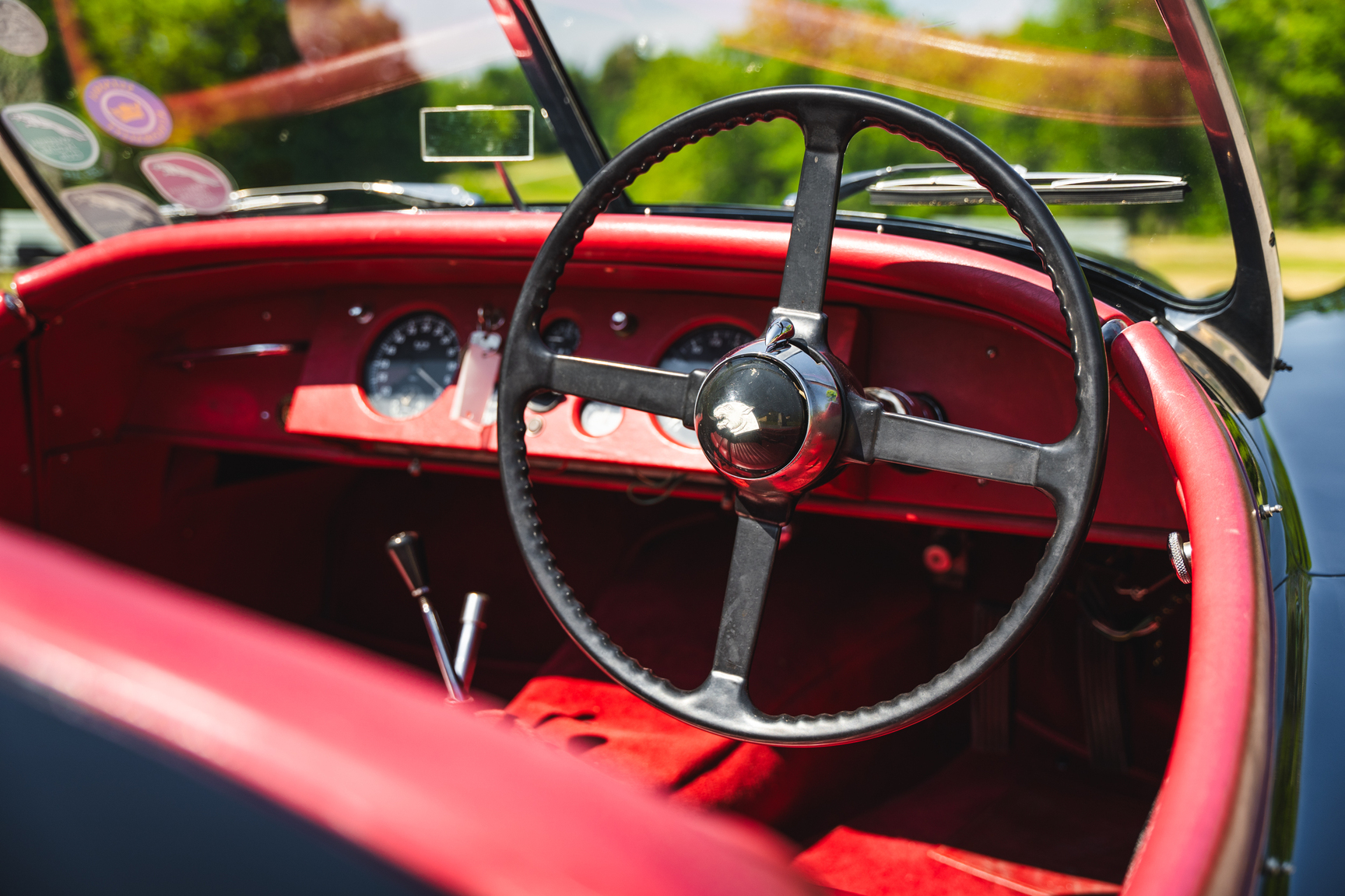 Interiörbild 1951 Jaguar XK 120