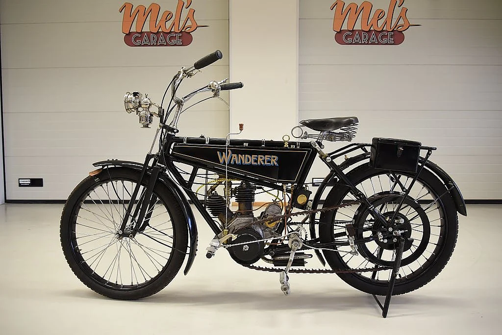 Bild von 1913 Wanderer 3PS V-Twin välrenoverad mc svensksåld från Falun (8)