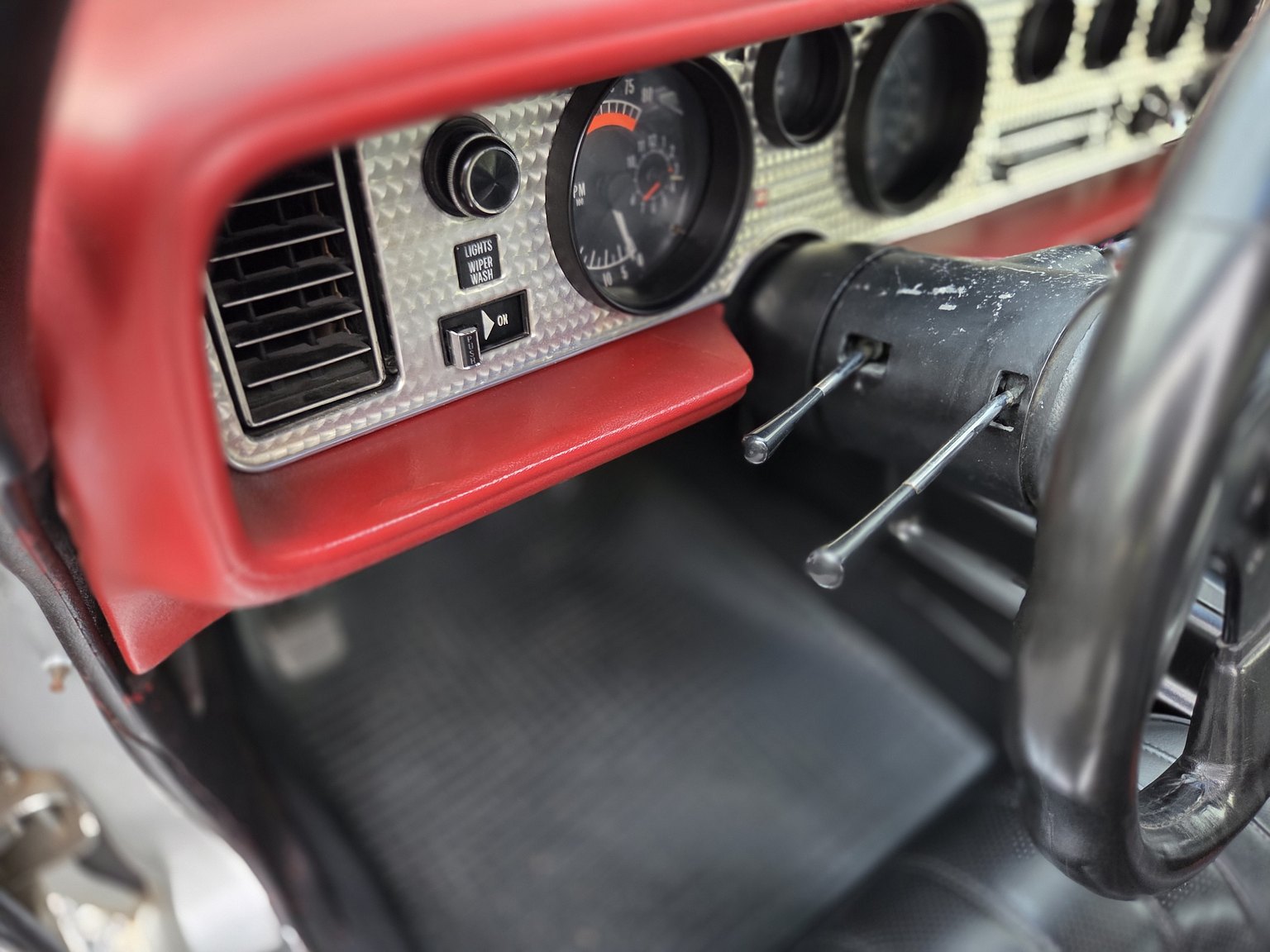 Interiörbild 1976 Pontiac Firebird Trans Am