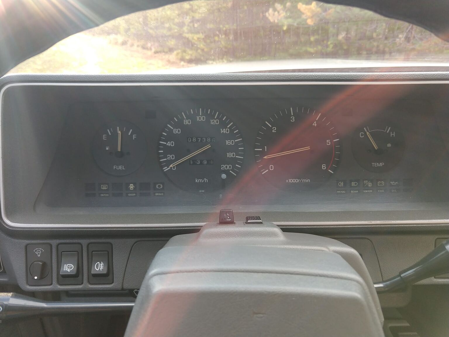 Interiörbild 1983 Datsun Laurel