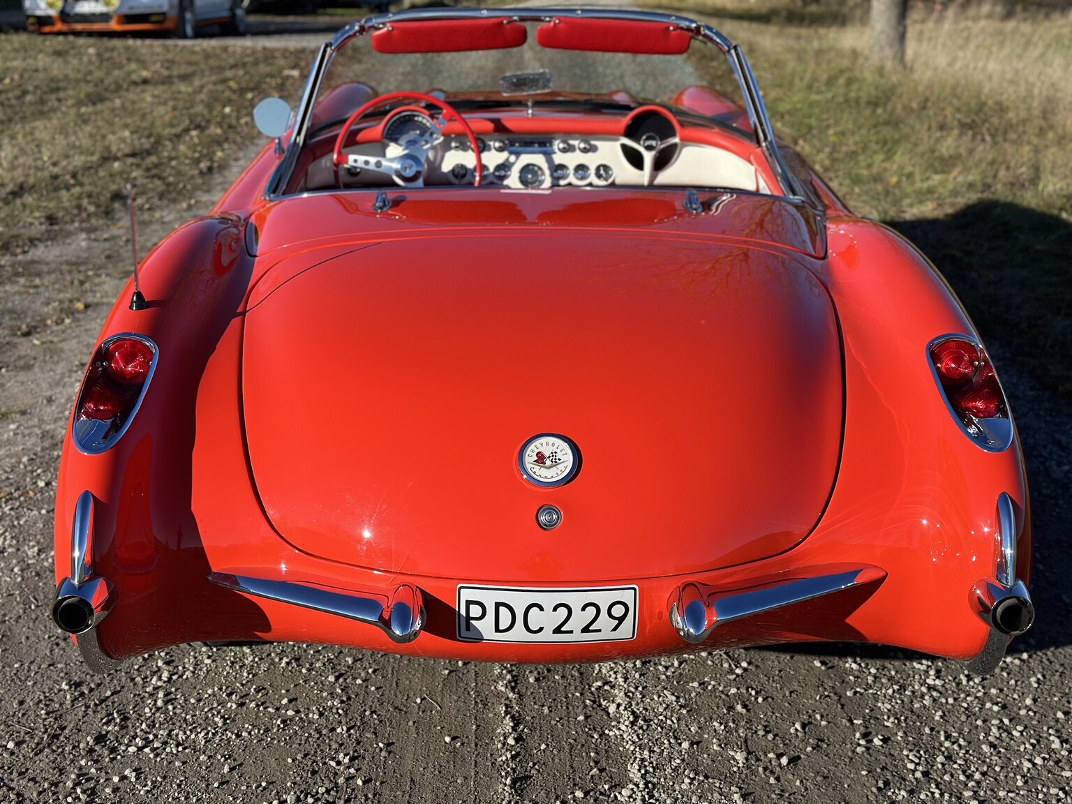 Exteriörbild på 1956 Chevrolet Corvette 