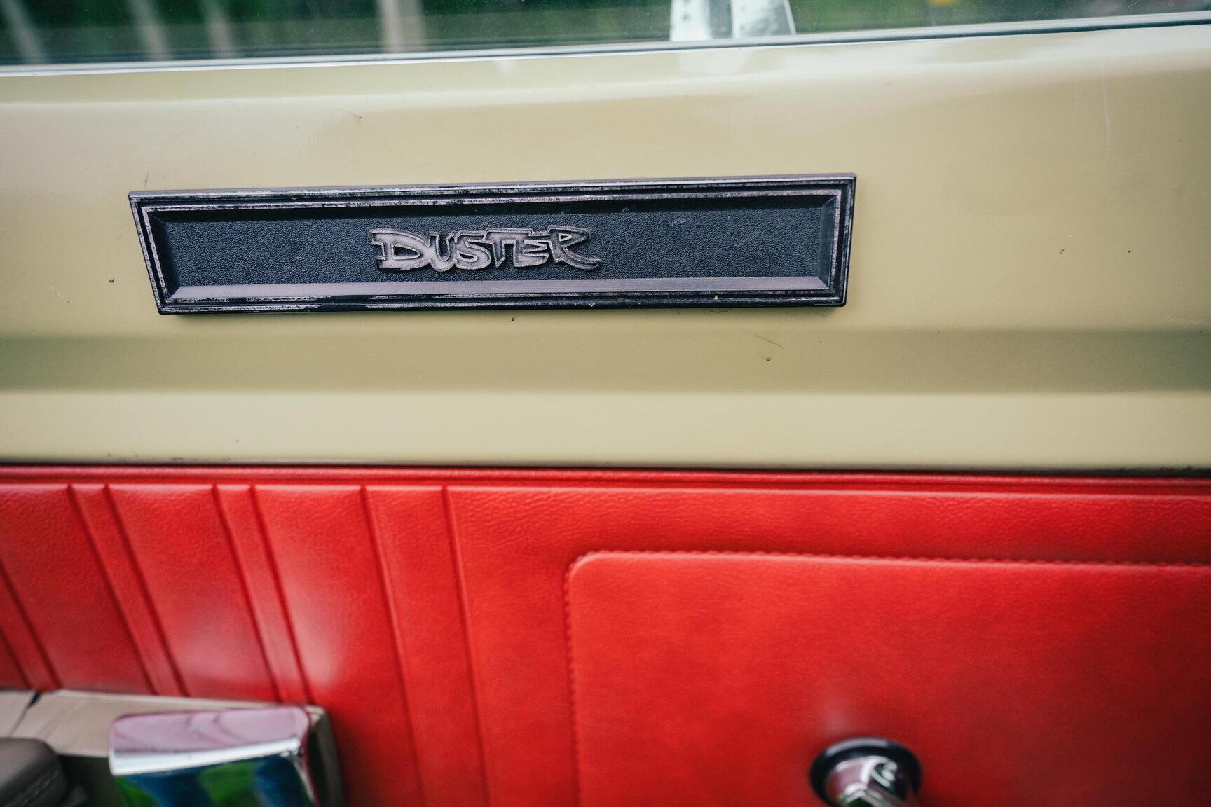 Innenraumfoto von 1972 Plymouth Duster 360