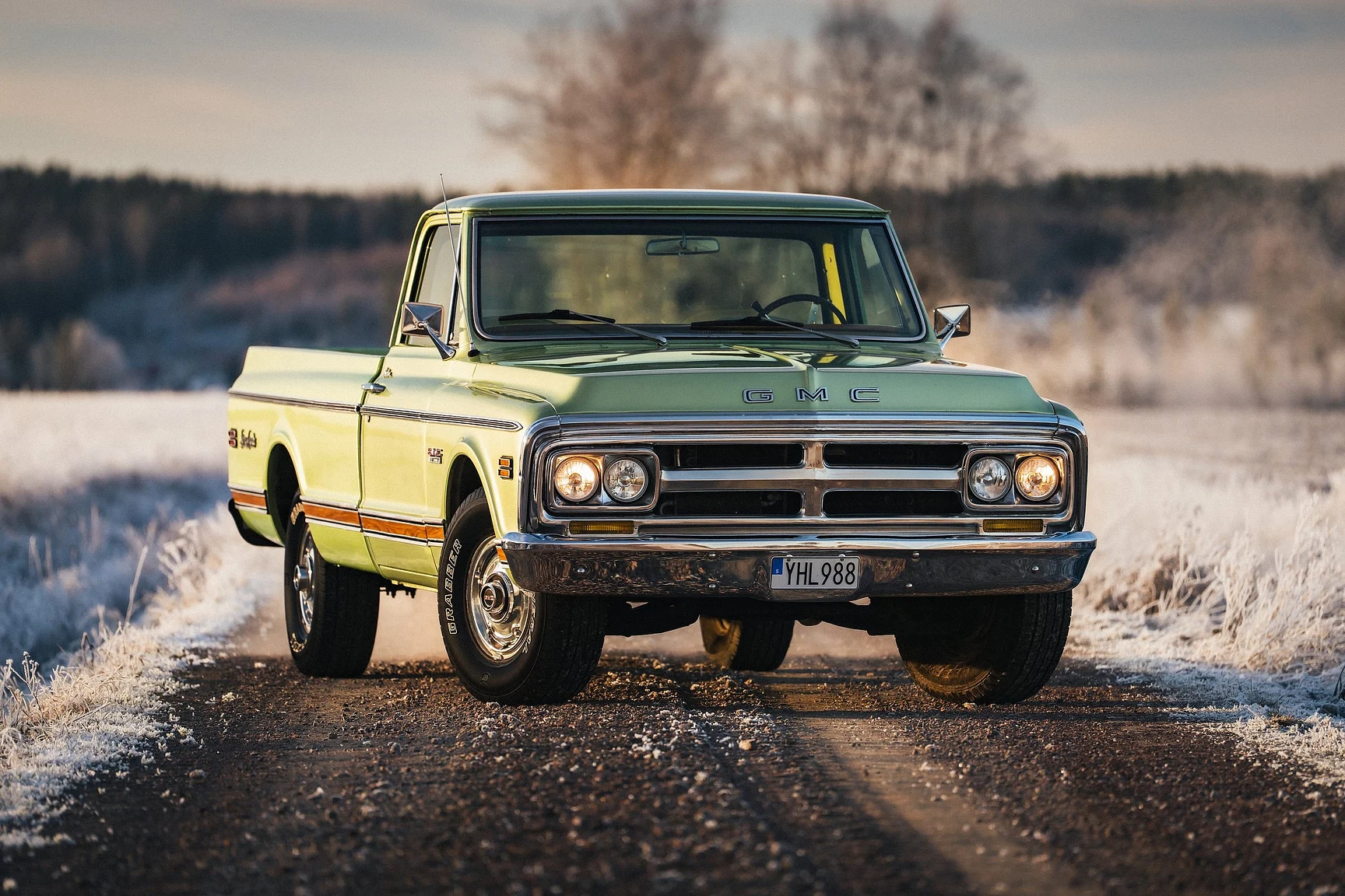 Aussenfoto 1970 GMC 1500 Custom Sierra Grande – NO RESERVE (89)