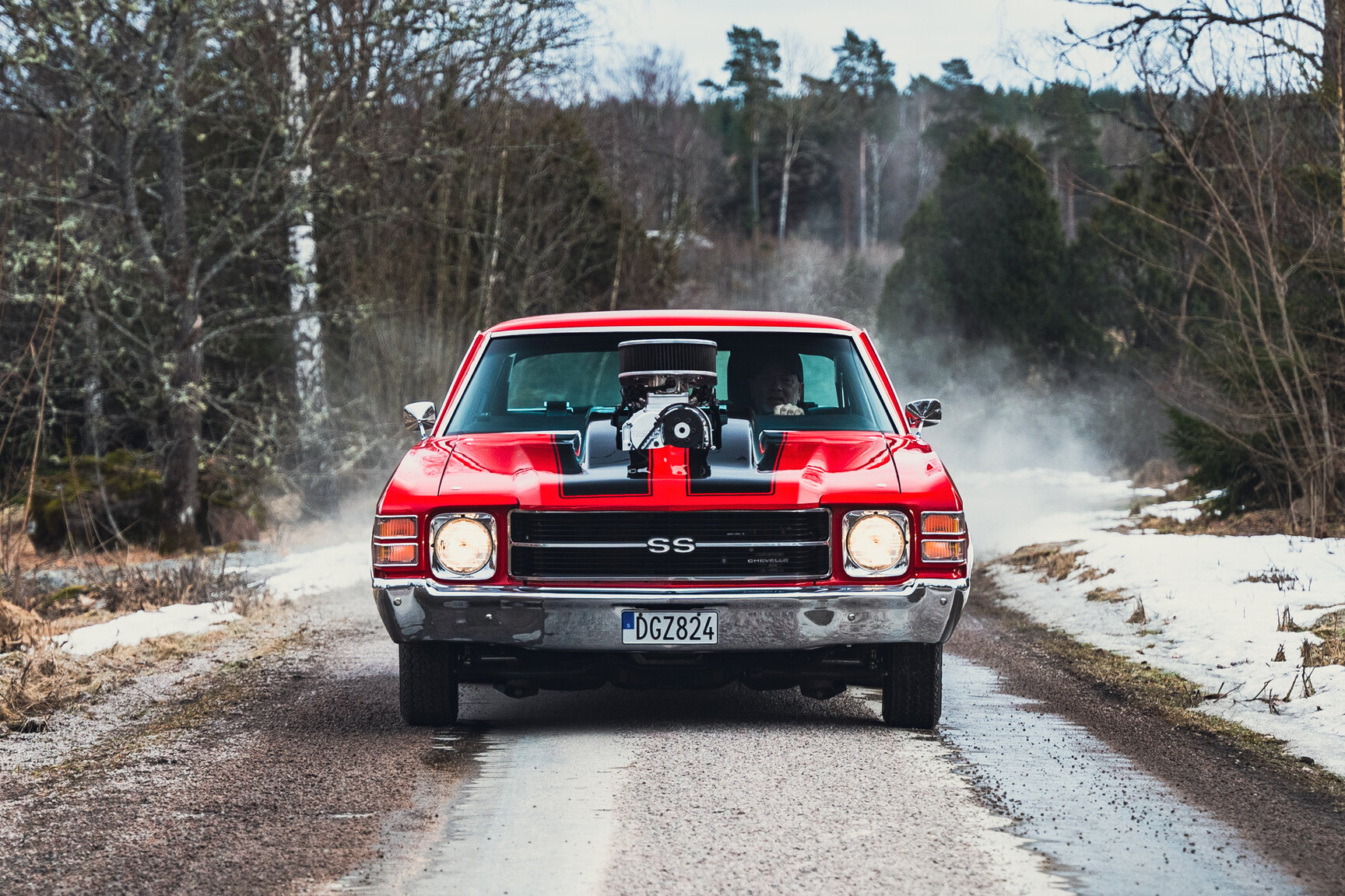 Exteriörbild på 1971 Chevrolet Chevelle SS