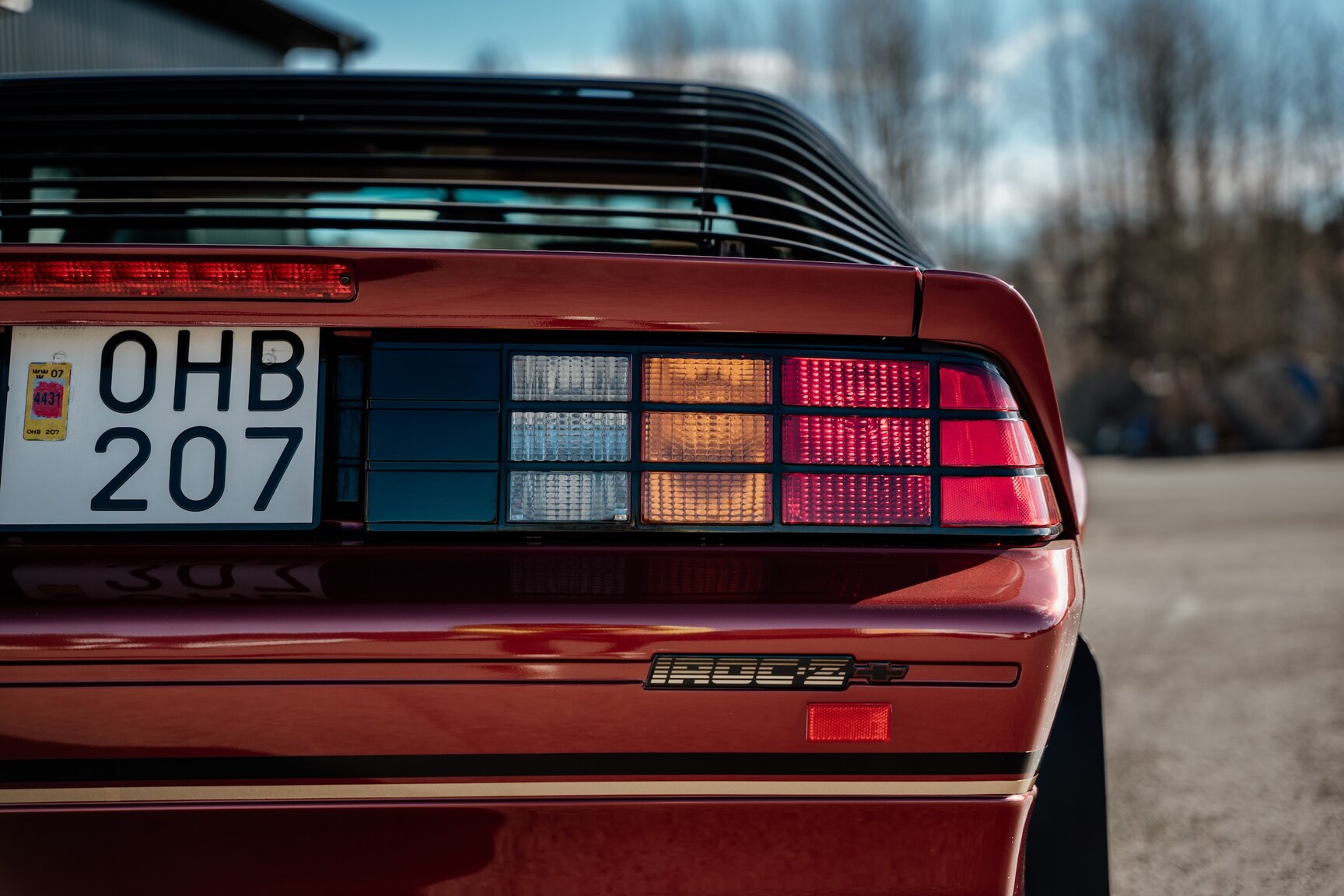 Exterior image of 1989 Chevrolet Camaro IROC-Z