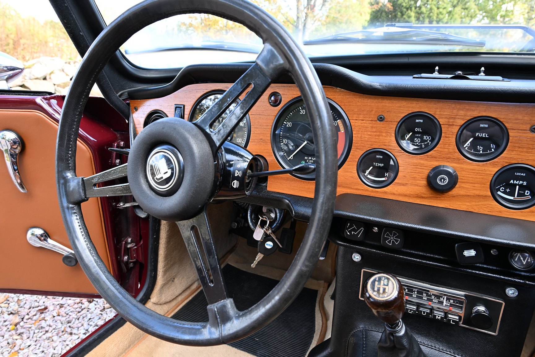 Interior image of 1971 Triumph TR6