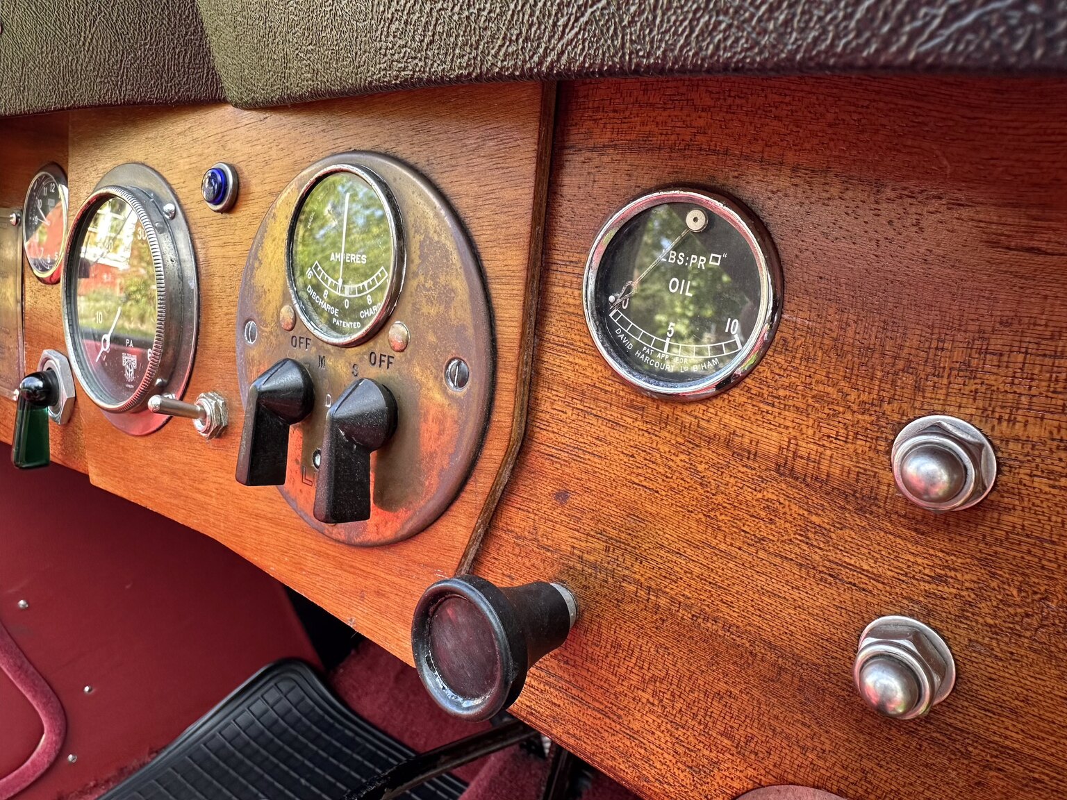 Interiörbild 1938 AUSTIN SEVEN BOAT TAIL
