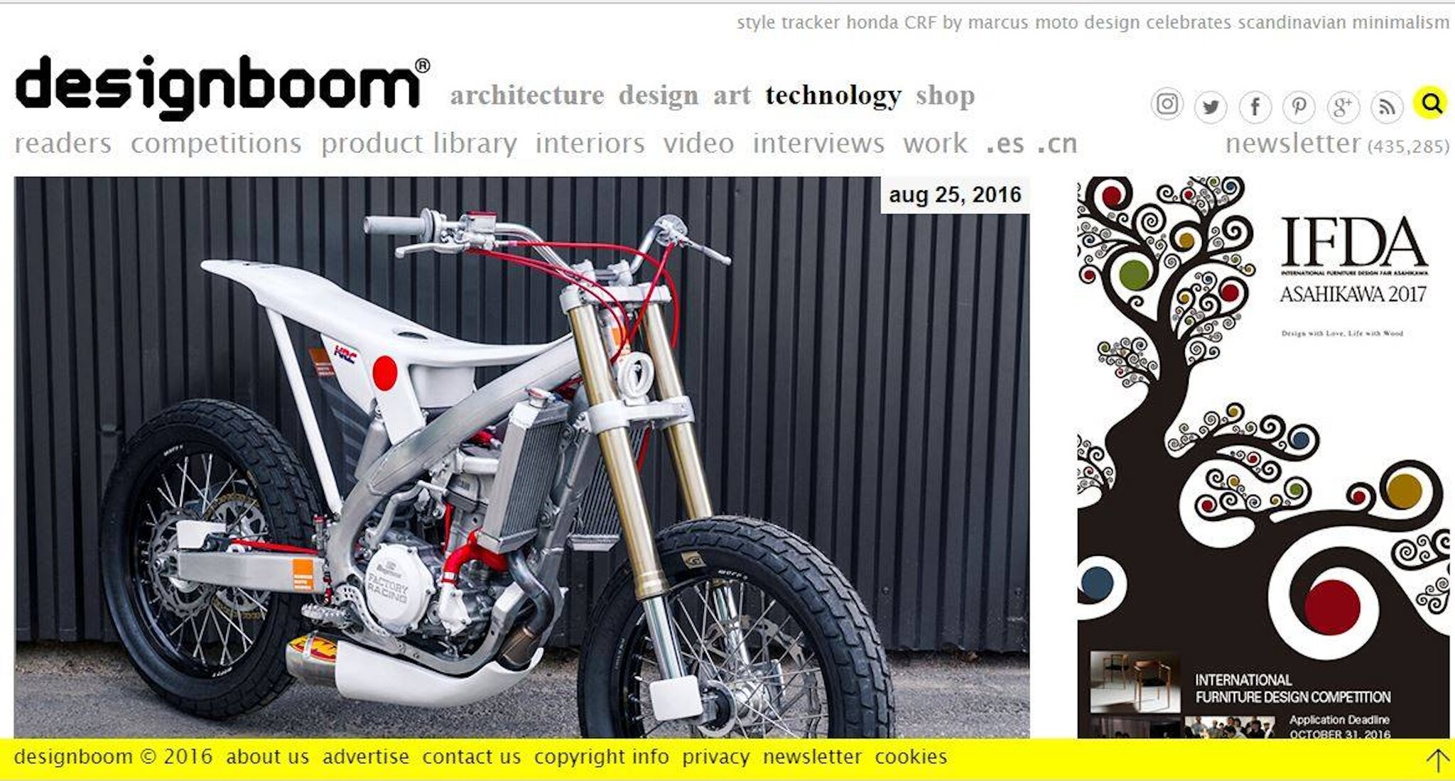Dokumentation, 2006 Marcus Moto Design CRF Tracker